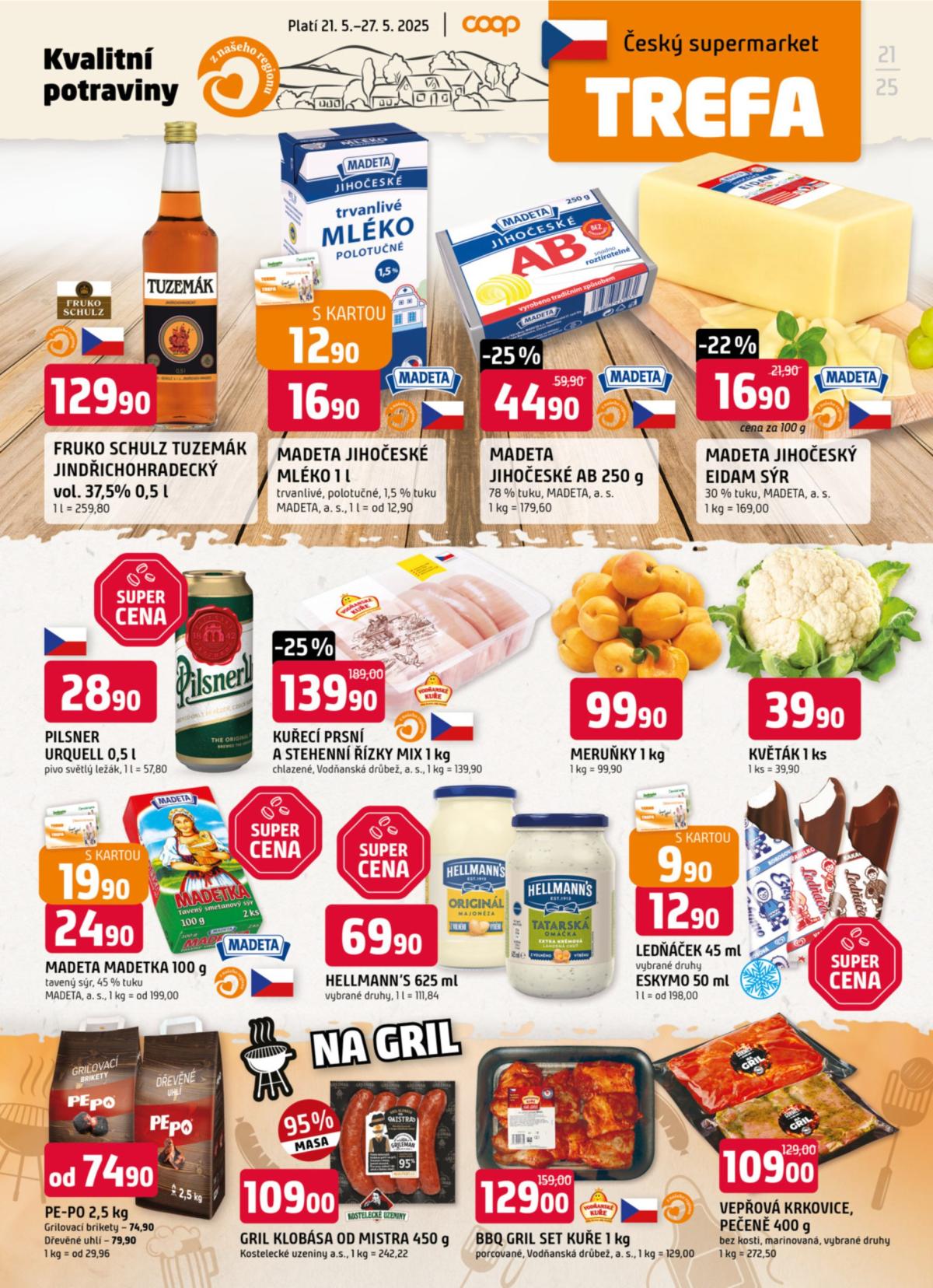Leták Trefa - Akční nabídka od 21.05. do 27.05.
