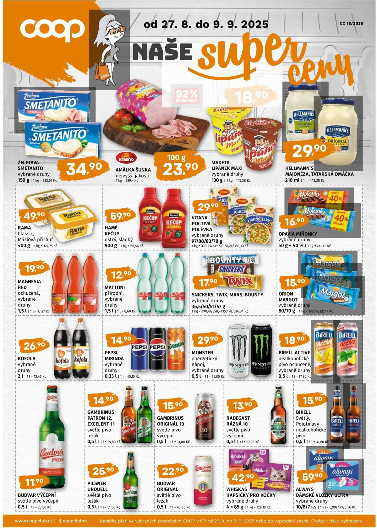 Leták Trefa - Naše super ceny od 27.08. do 09.09.