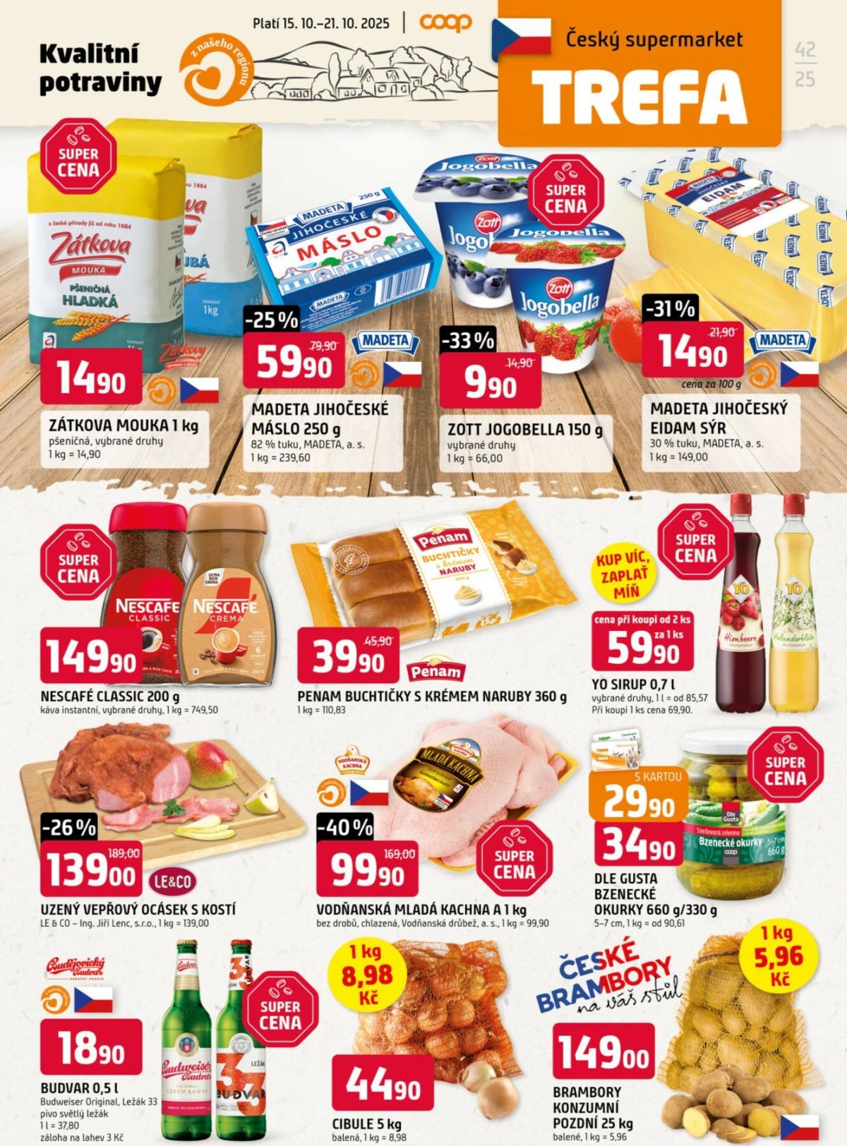 Aktuální leták Trefa od 15.10. do 21.10.