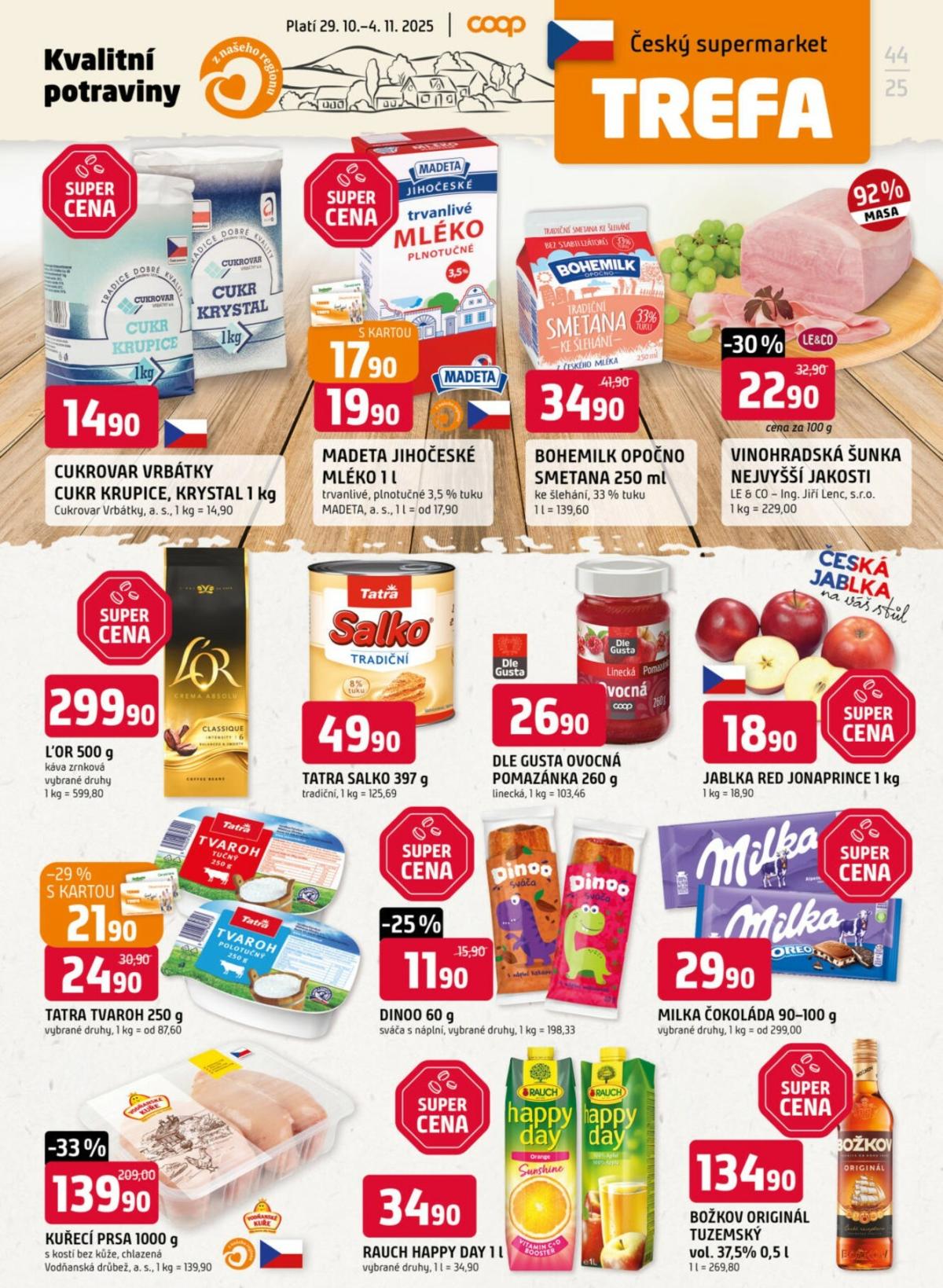 Aktuální leták Trefa od 29.10. do 04.11.