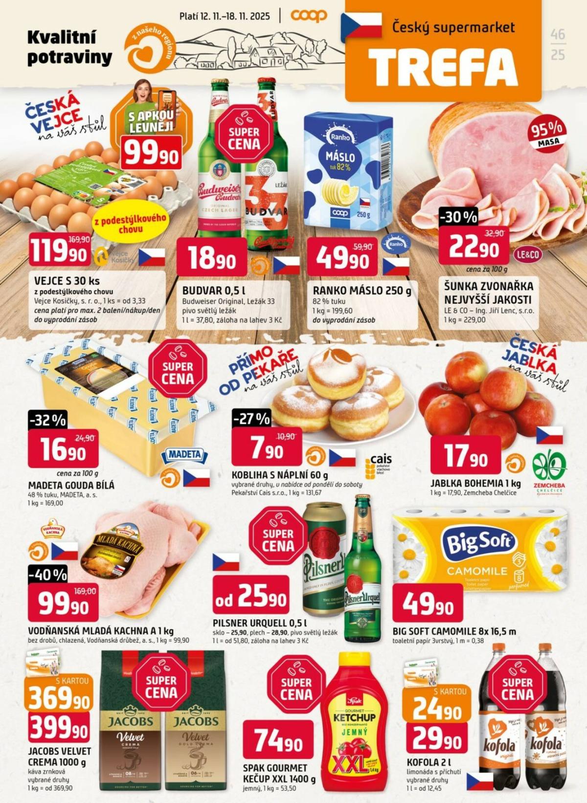 Aktuální leták Trefa od 12.11. do 18.11.