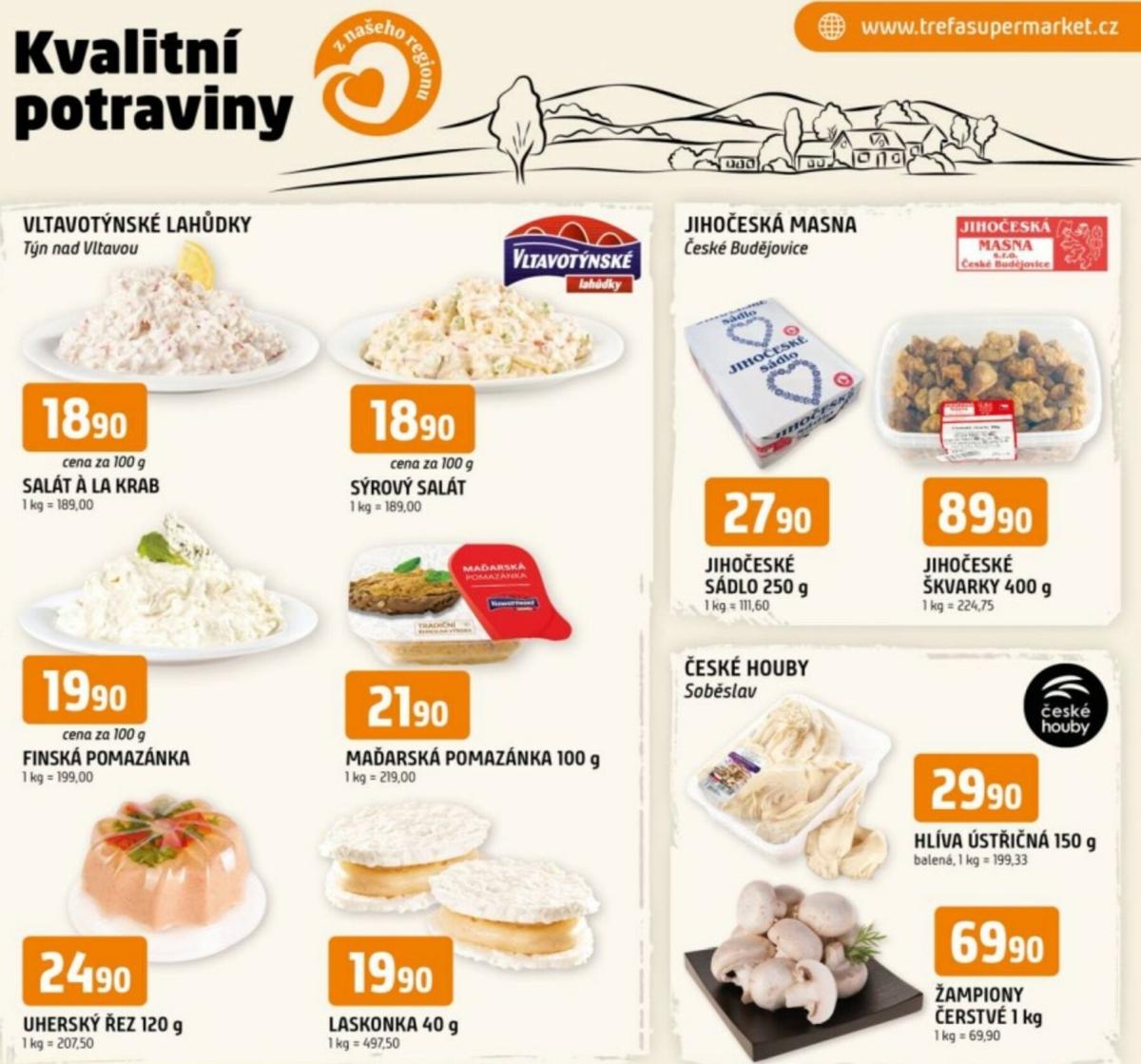 Aktuální leták Trefa - Kvalitní potraviny z našeho regionu od 12.11. do 18.11.