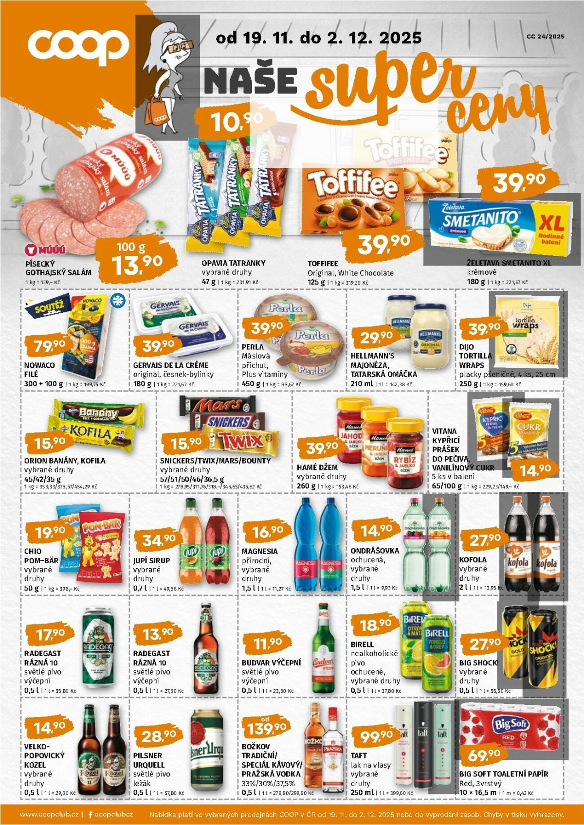 Aktuální leták Trefa - Naše super ceny od 19.11. do 02.12.