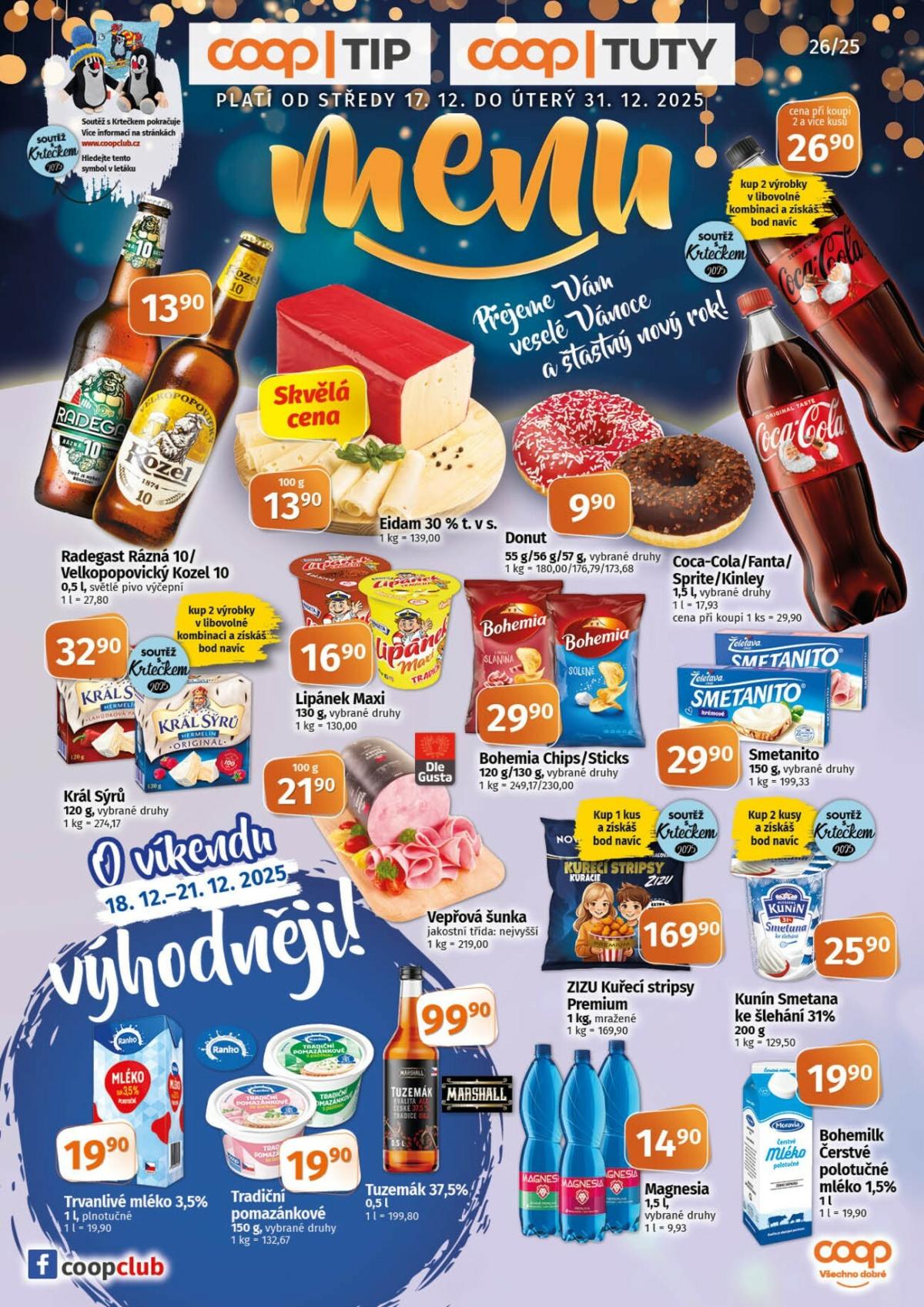 Aktuální leták Trefa - COOP TIP TUTY od 17.12. do 31.12.