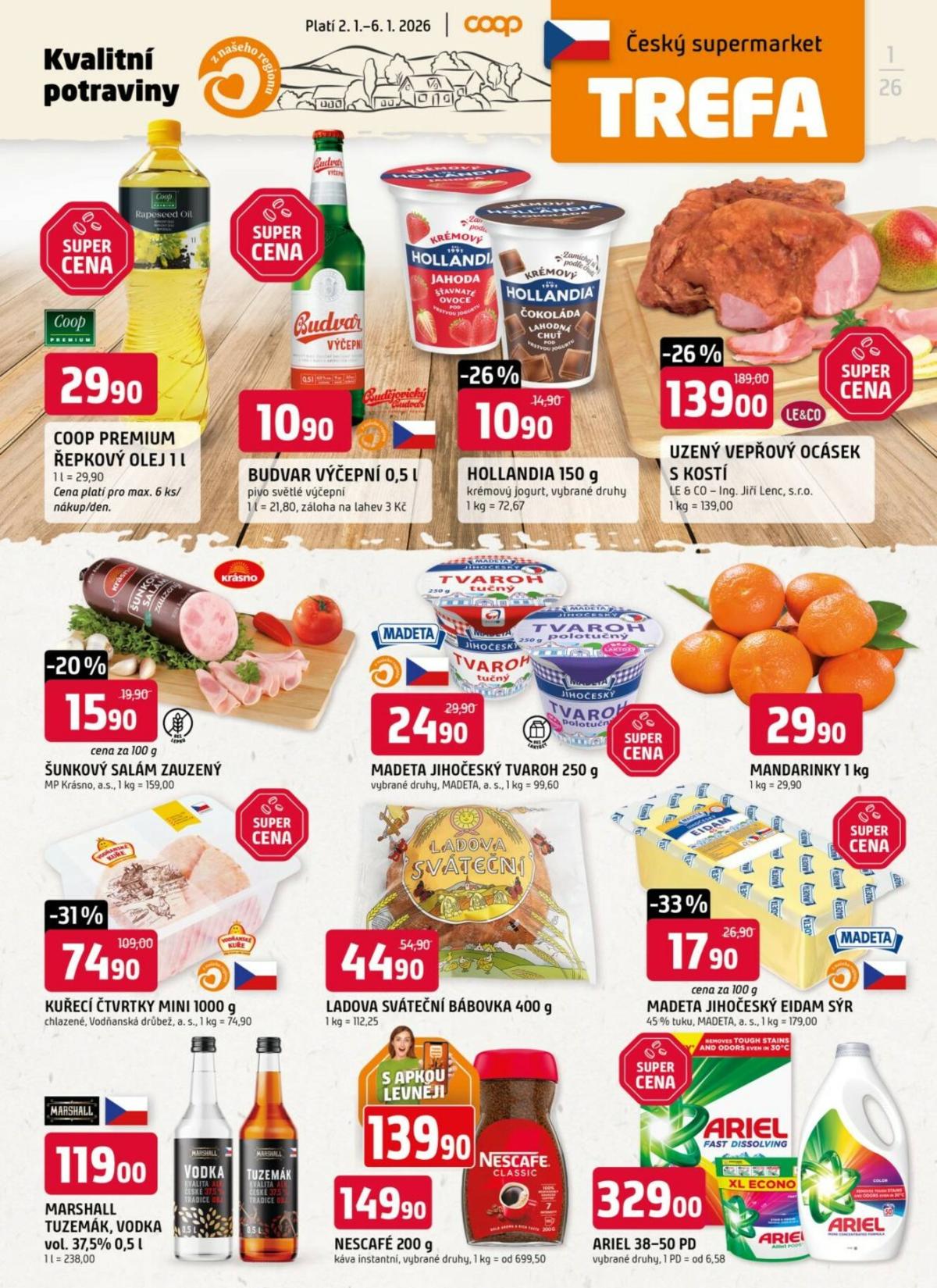 Aktuální leták Trefa od 02.01. do 06.01.