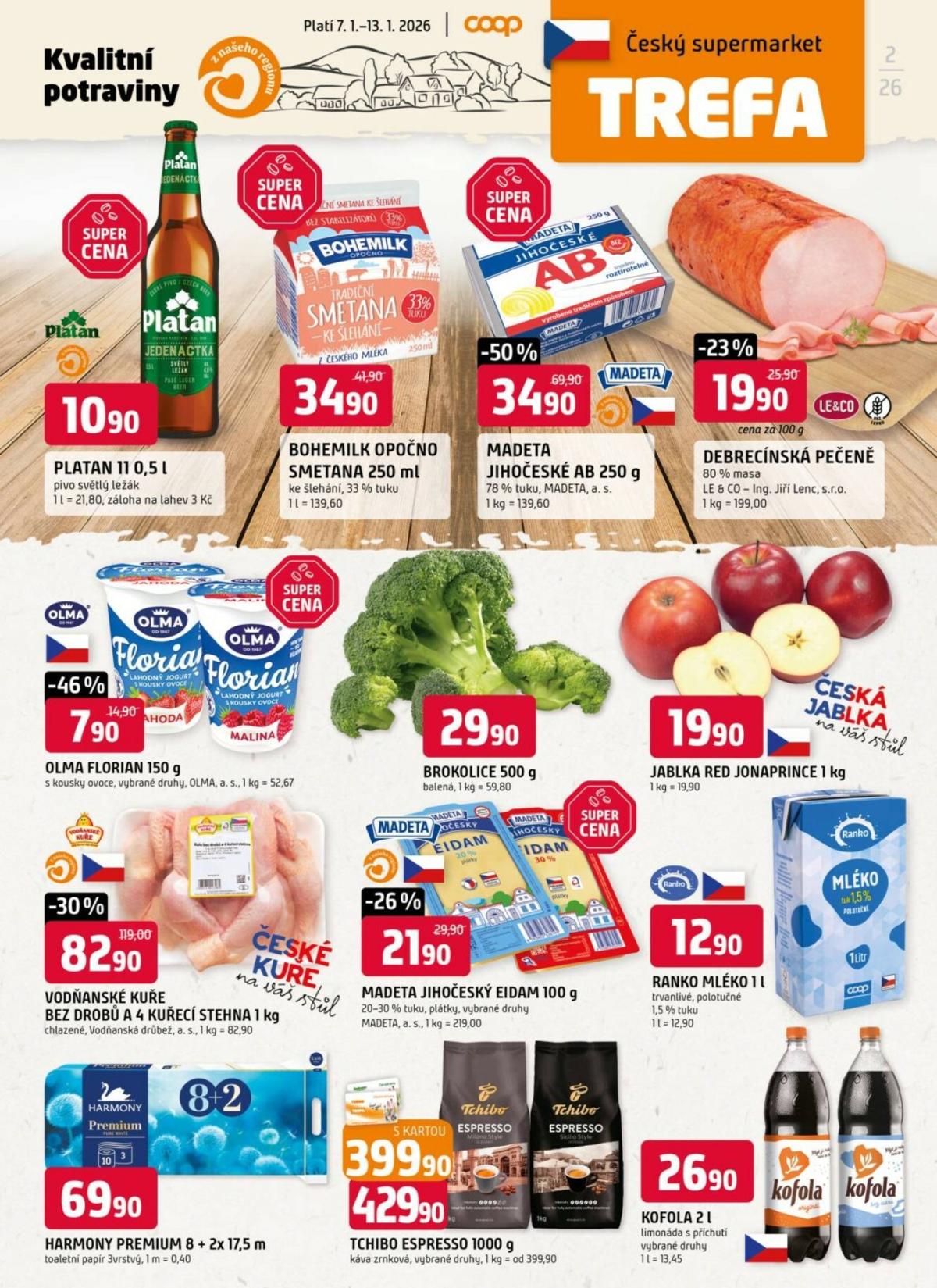 Aktuální leták Trefa od 07.01. do 13.01.