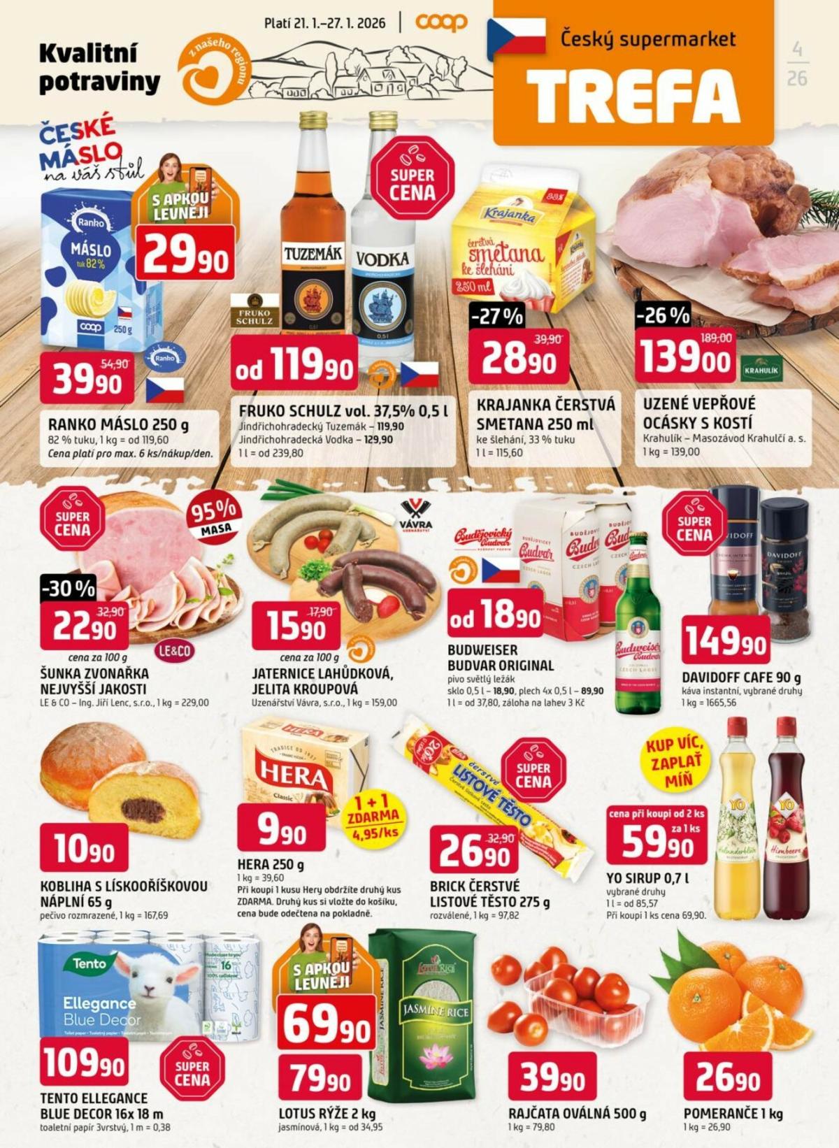 Aktuální leták Trefa od 21.01. do 27.01.