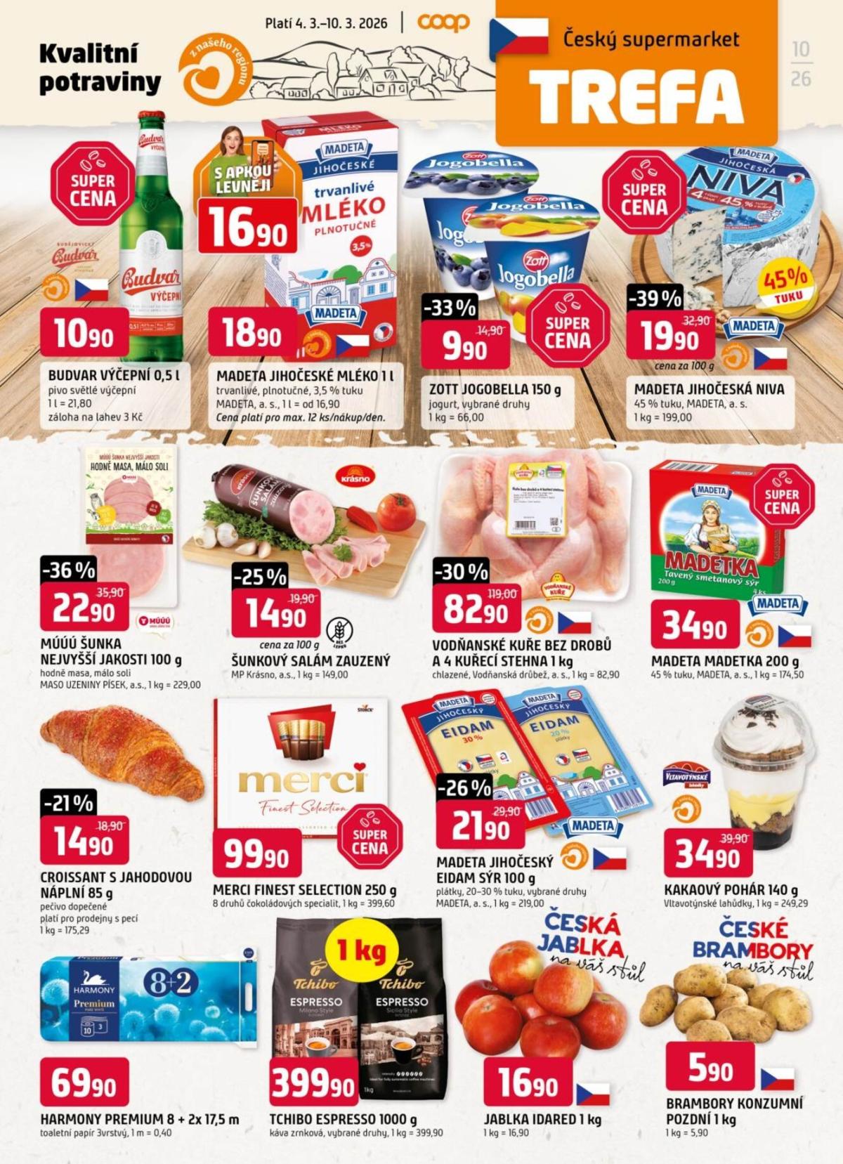 Trefa leták platný od středy 04.03.2026 do úterý 10.03.2026