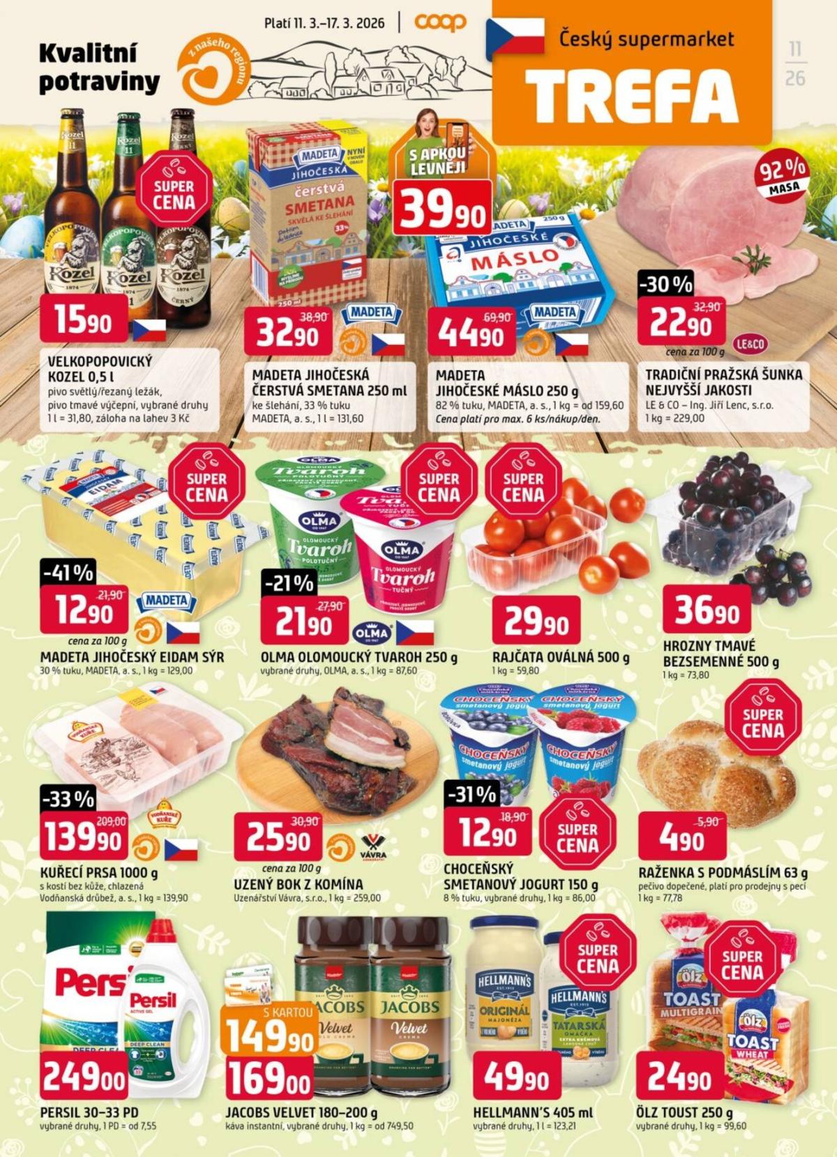 Trefa leták platný od středy 11.03.2026 do úterý 17.03.2026