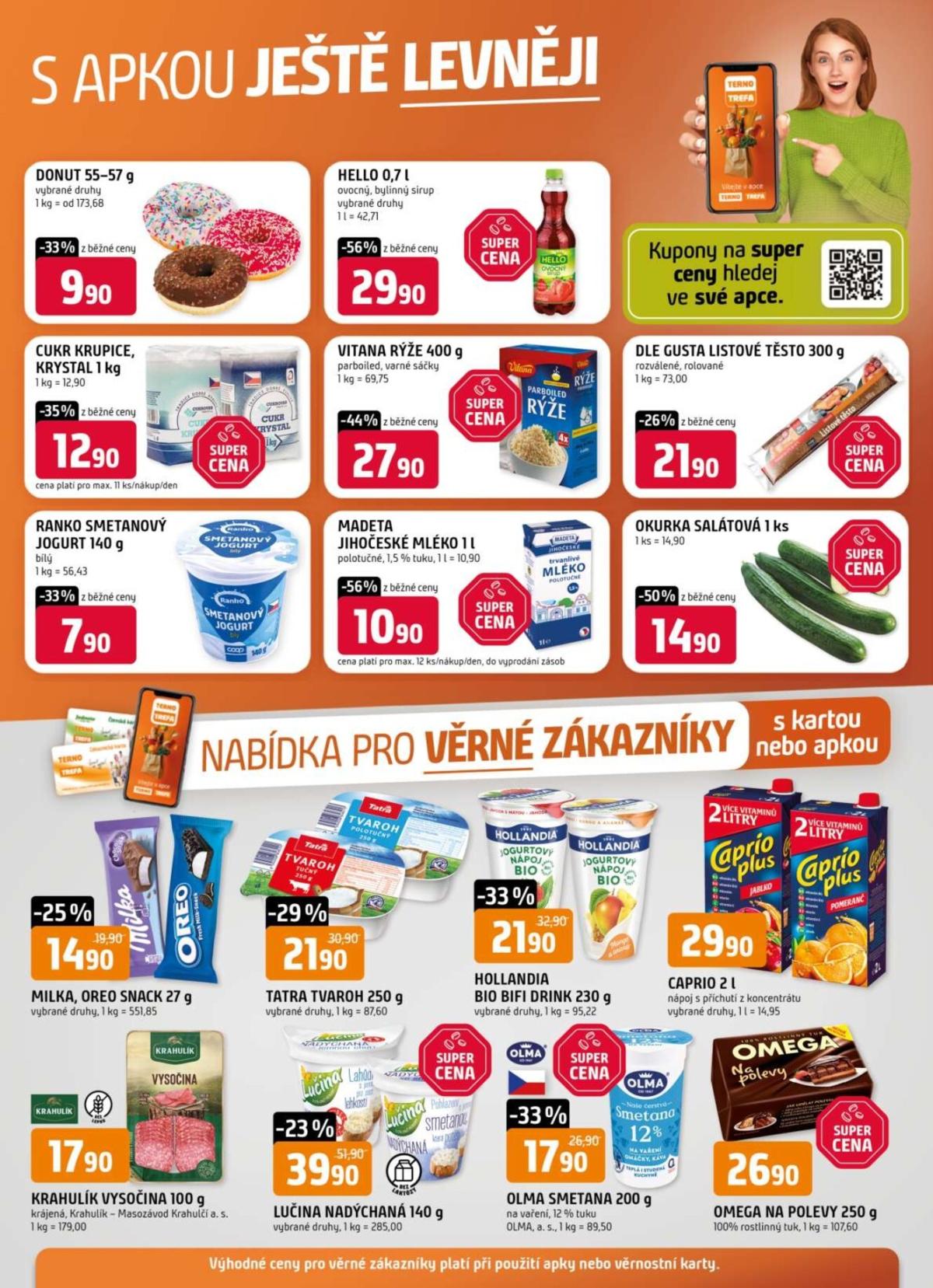 Trefa - Nabídka pro věrné zákazníky leták platný od středy 18.03.2026 do úterý 24.03.2026