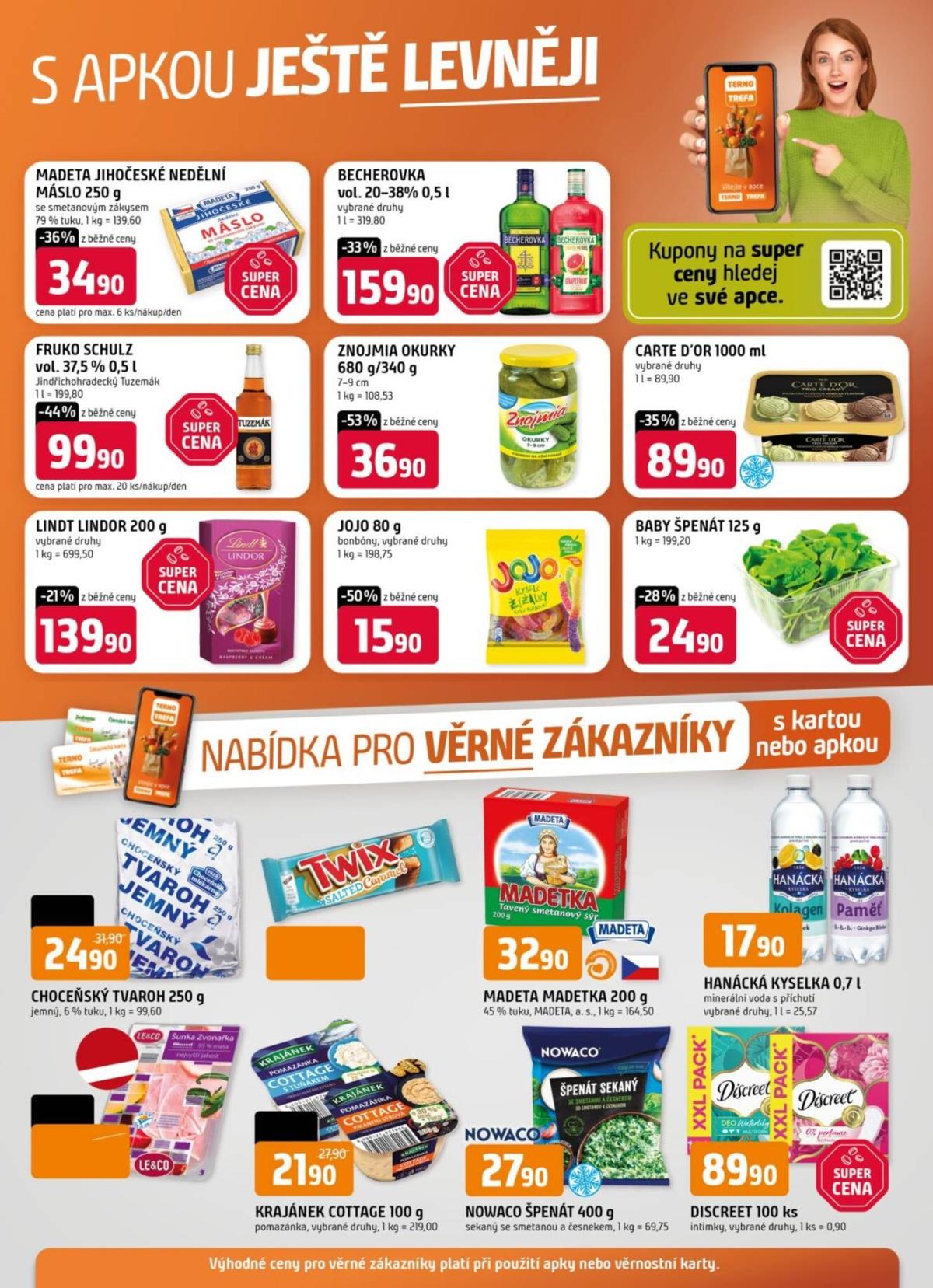 Trefa - Nabídka pro věrné zákazníky leták platný od středy 01.04.2026 do úterý 07.04.2026