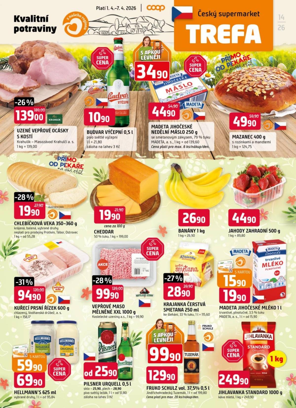 Trefa leták platný od středy 01.04.2026 do úterý 07.04.2026