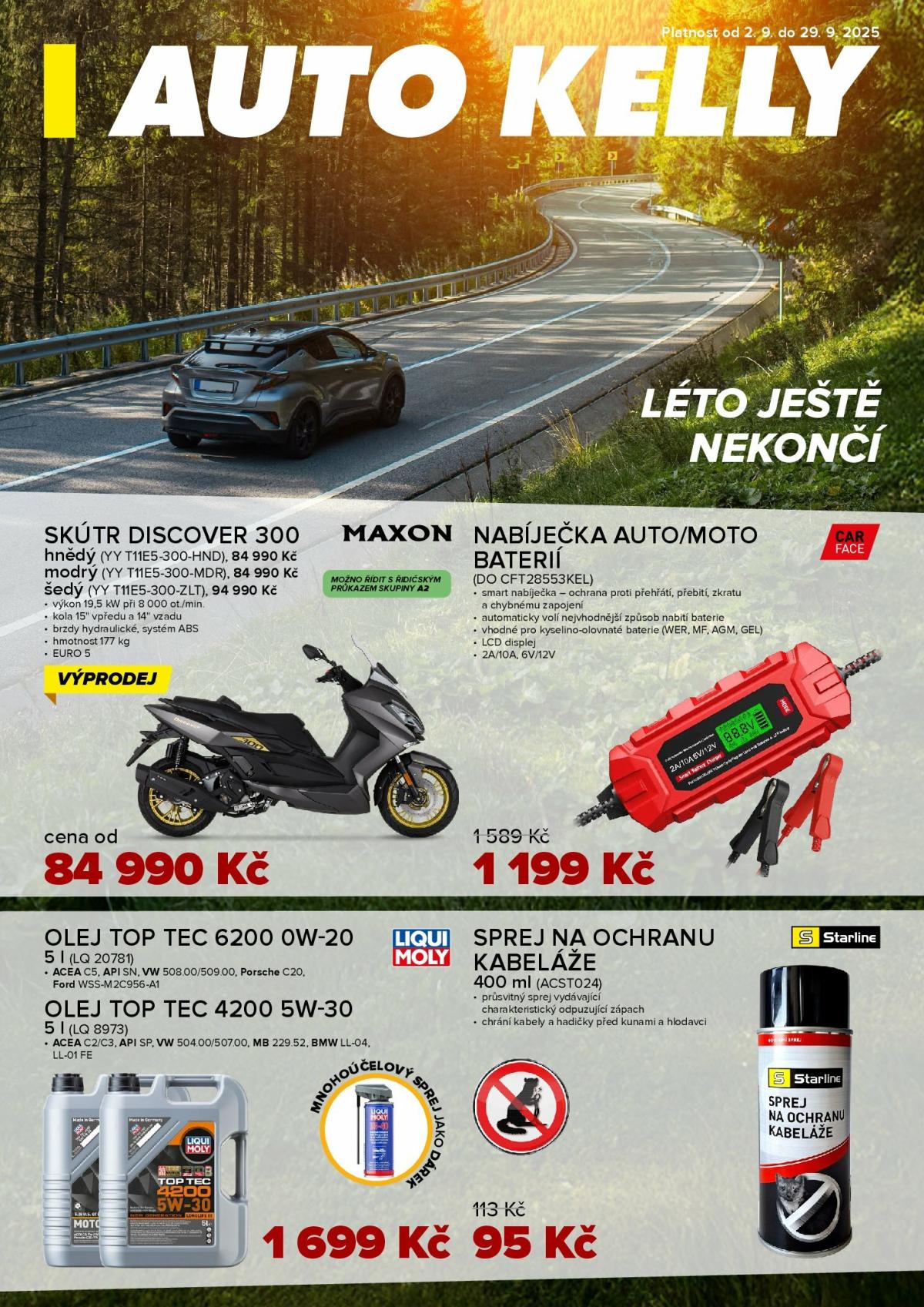 Leták Auto Kelly od 02.09. do 29.09.