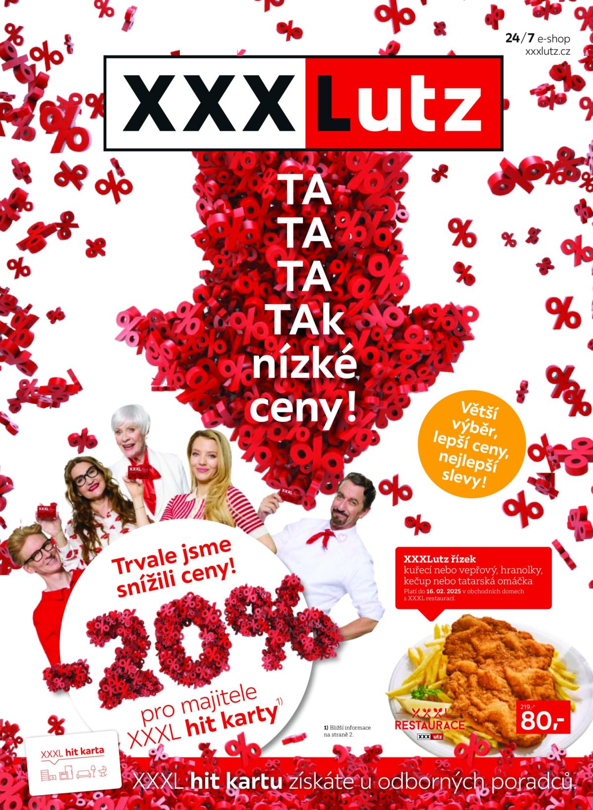 Leták XXXLutz - Trvale jsme snížili ceny! od 03.02. do 16.02.