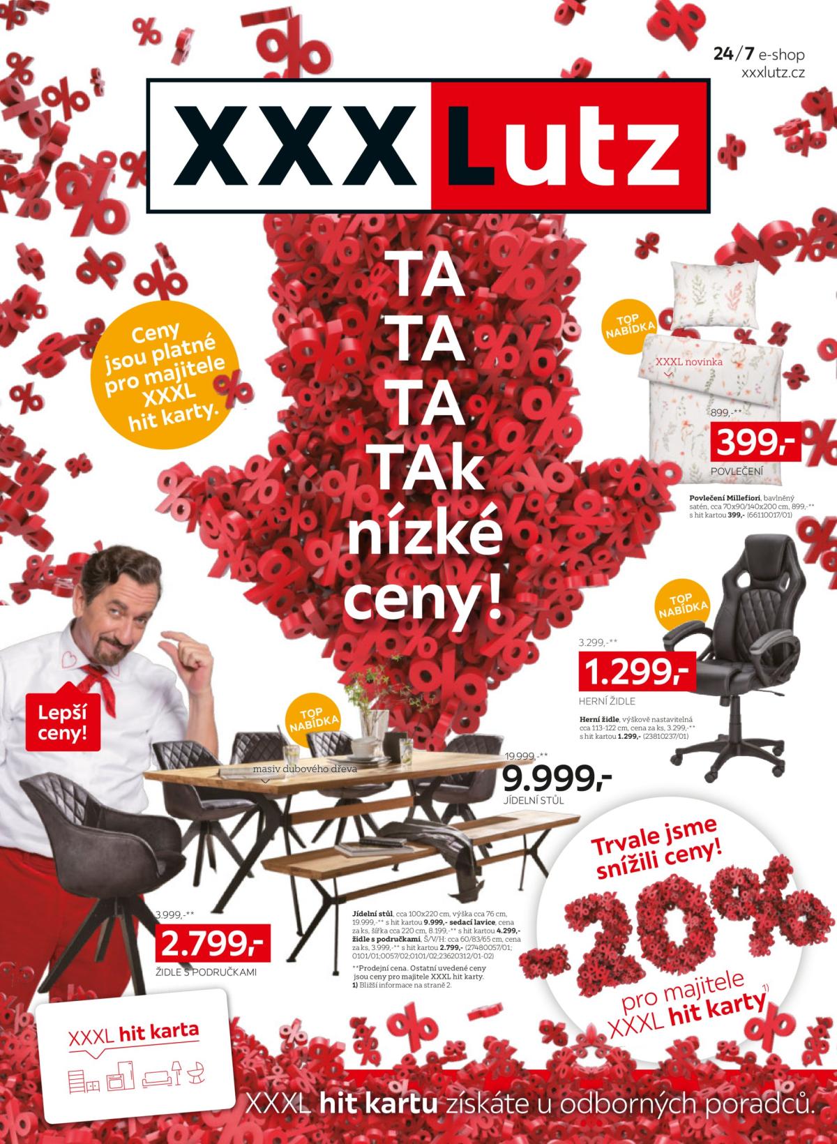 Leták XXXLutz - Ta-ta-ta-tak nízké ceny od 10.02. do 23.02.