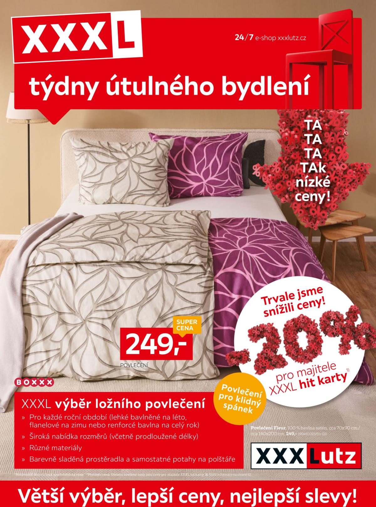 Leták XXXLutz - Týdny útulného bydlení od 01.02. do 28.02.