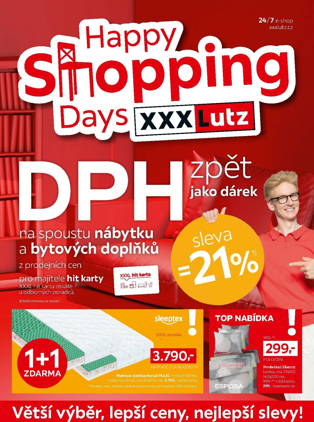 Aktuální leták XXXLutz - DPH zpět jako dárek od 06.10. do 19.10.