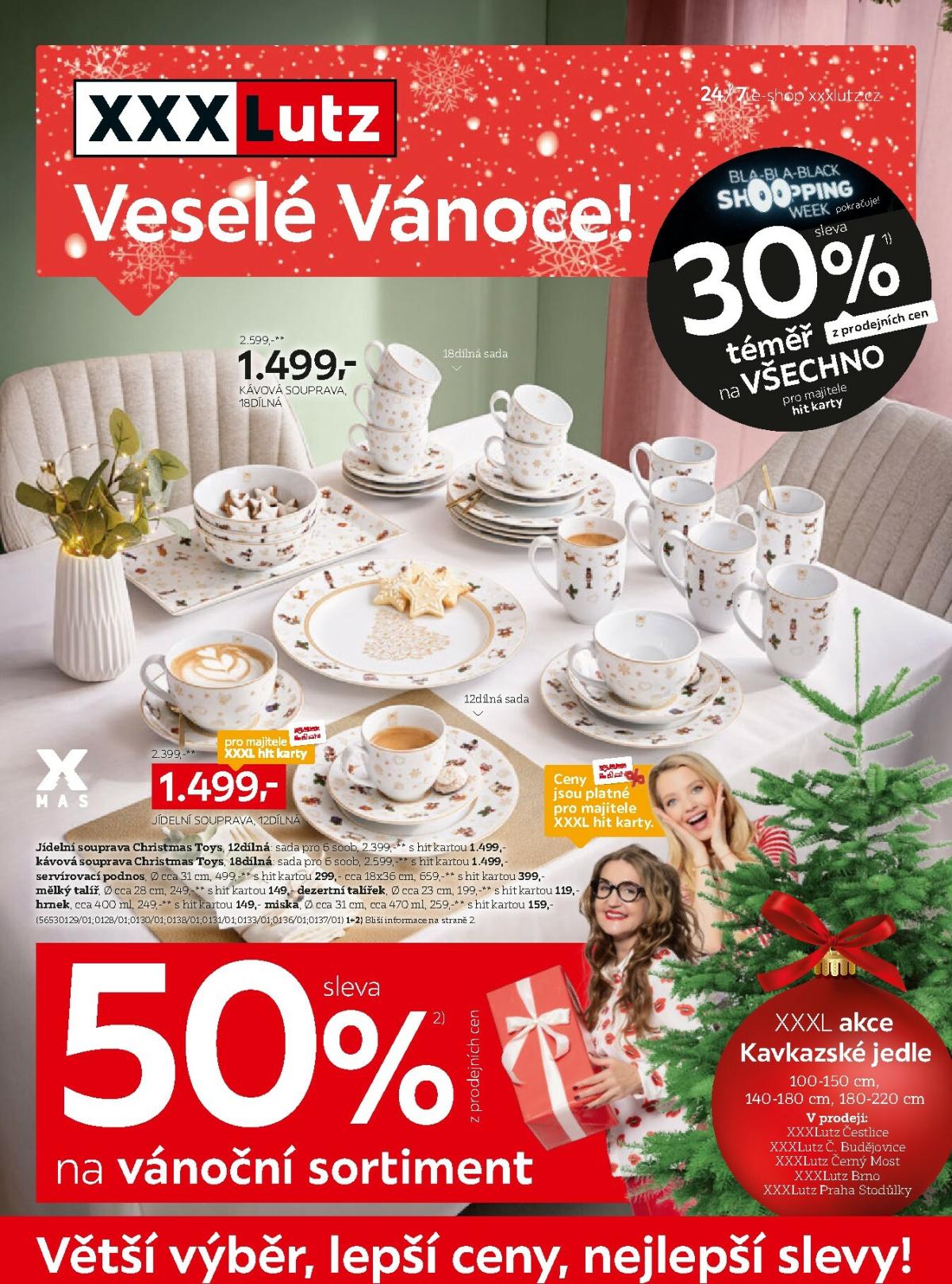 Aktuální leták XXXLutz - Sleva 30 % na téměř vše od 08.12. do 23.12.