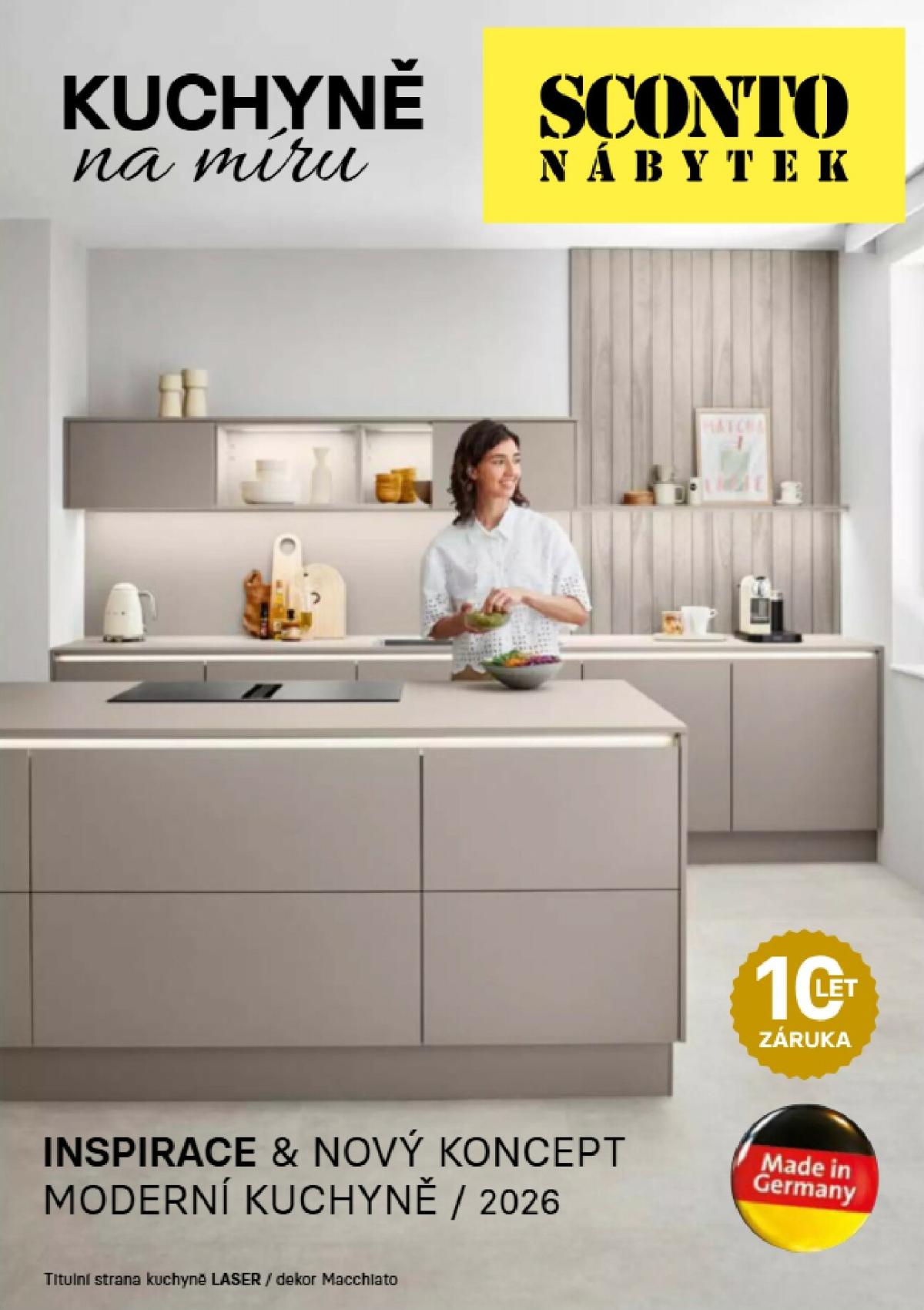 SCONTO Nábytek - Kuchyně leták platný od neděle 01.02.2026 do čtvrtka 31.12.2026