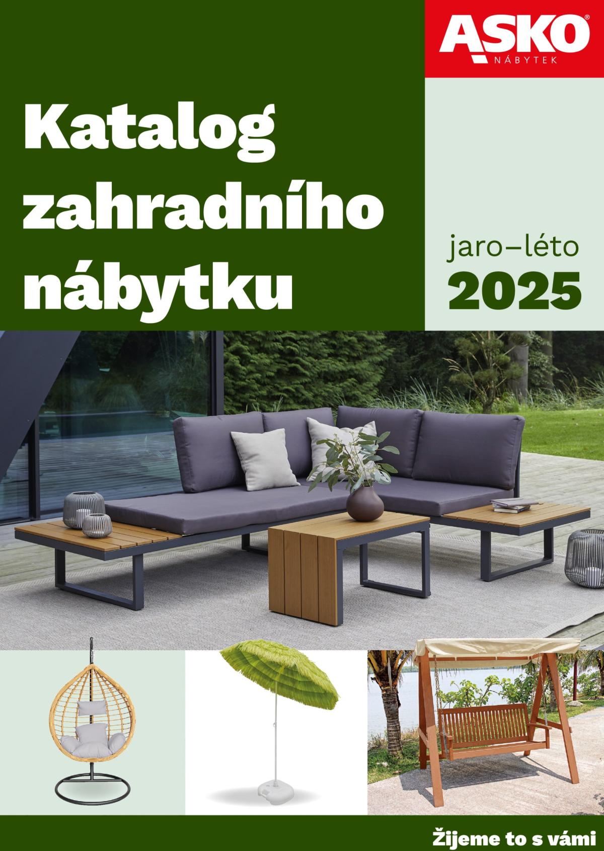 Leták ASKO NÁBYTEK - Zahradní nábytek 2025 od 01.07. do 31.10.