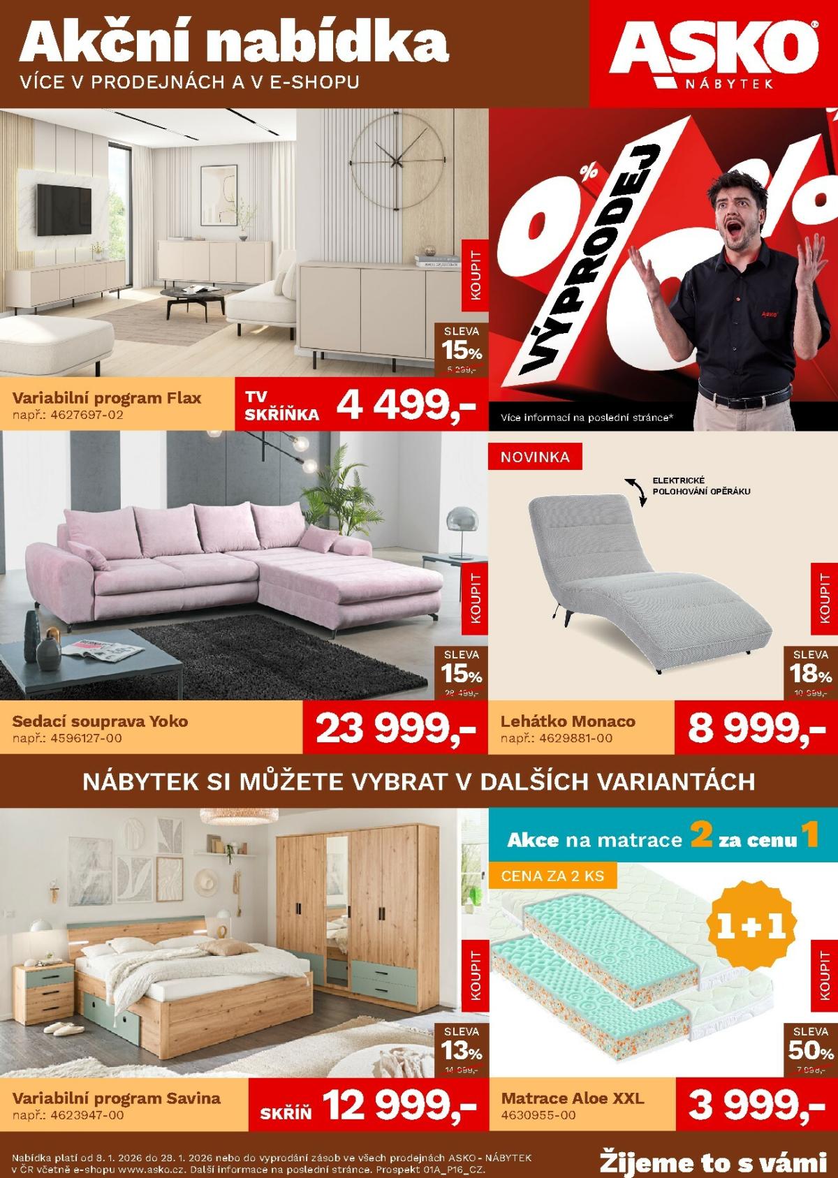 Aktuální leták ASKO NÁBYTEK od 08.01. do 28.01.