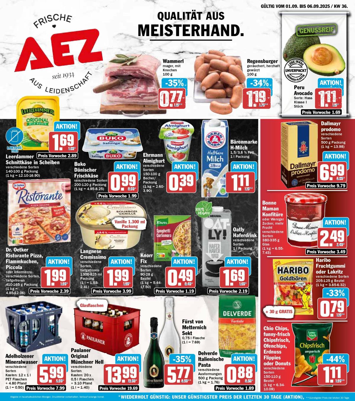 AEZ-Prospekt gültig vom 01.09. bis 06.09.
