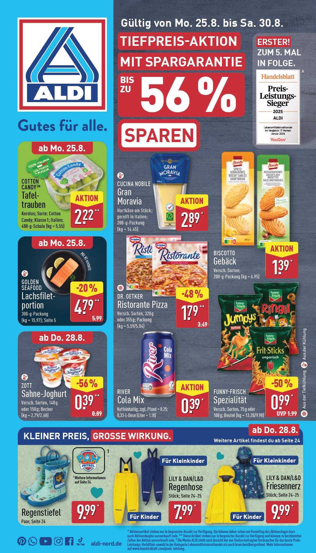 ALDI NORD-Prospekt gültig vom 25.08. bis 30.08.
