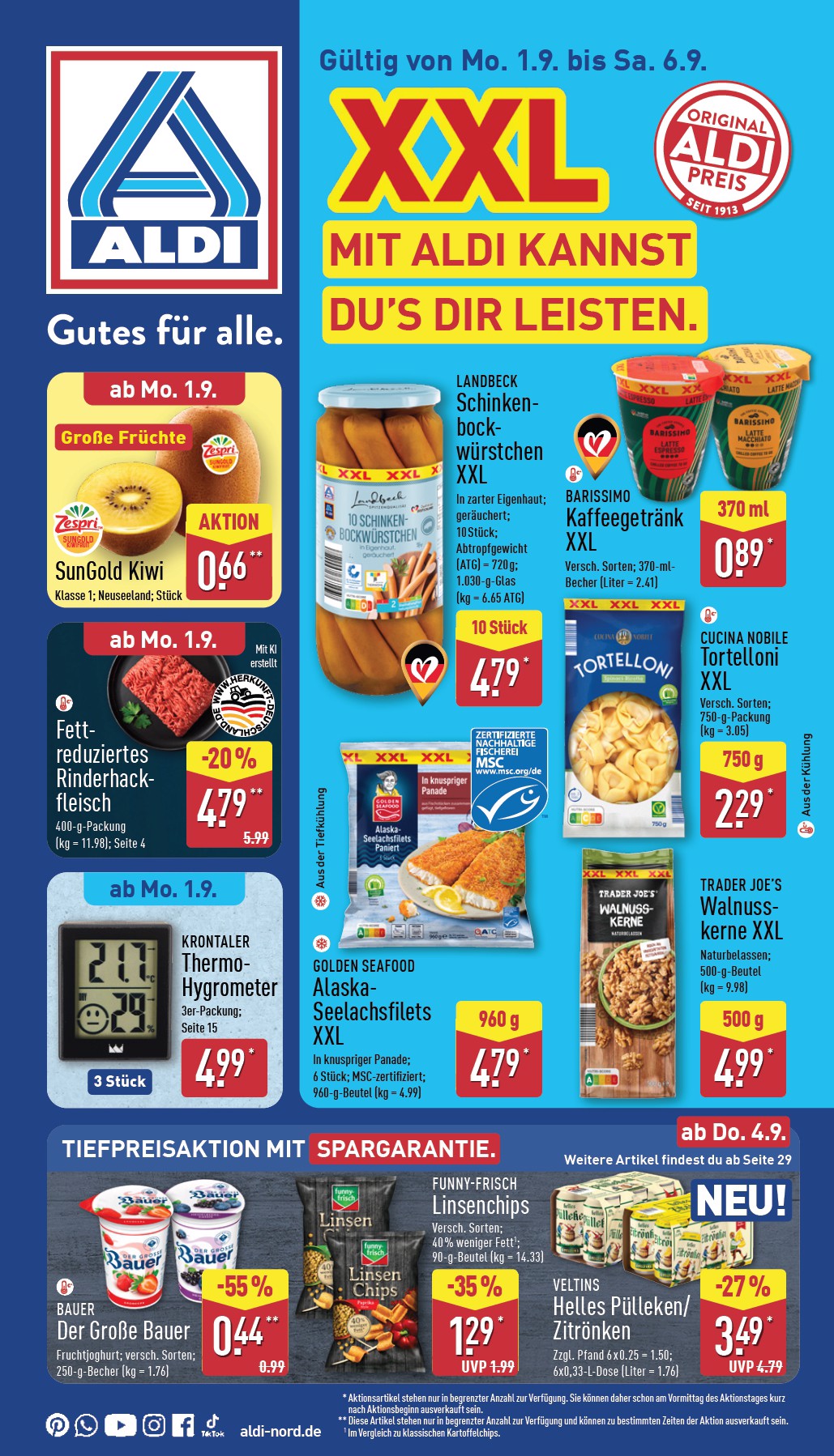 ALDI NORD-Prospekt gültig vom 01.09. bis 06.09.