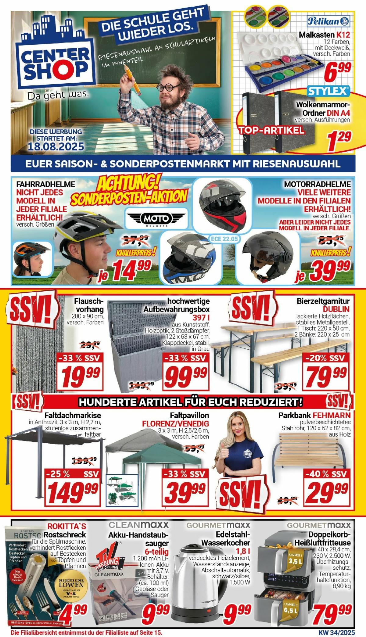 Centershop-Prospekt gültig vom 18.08. bis 23.08.
