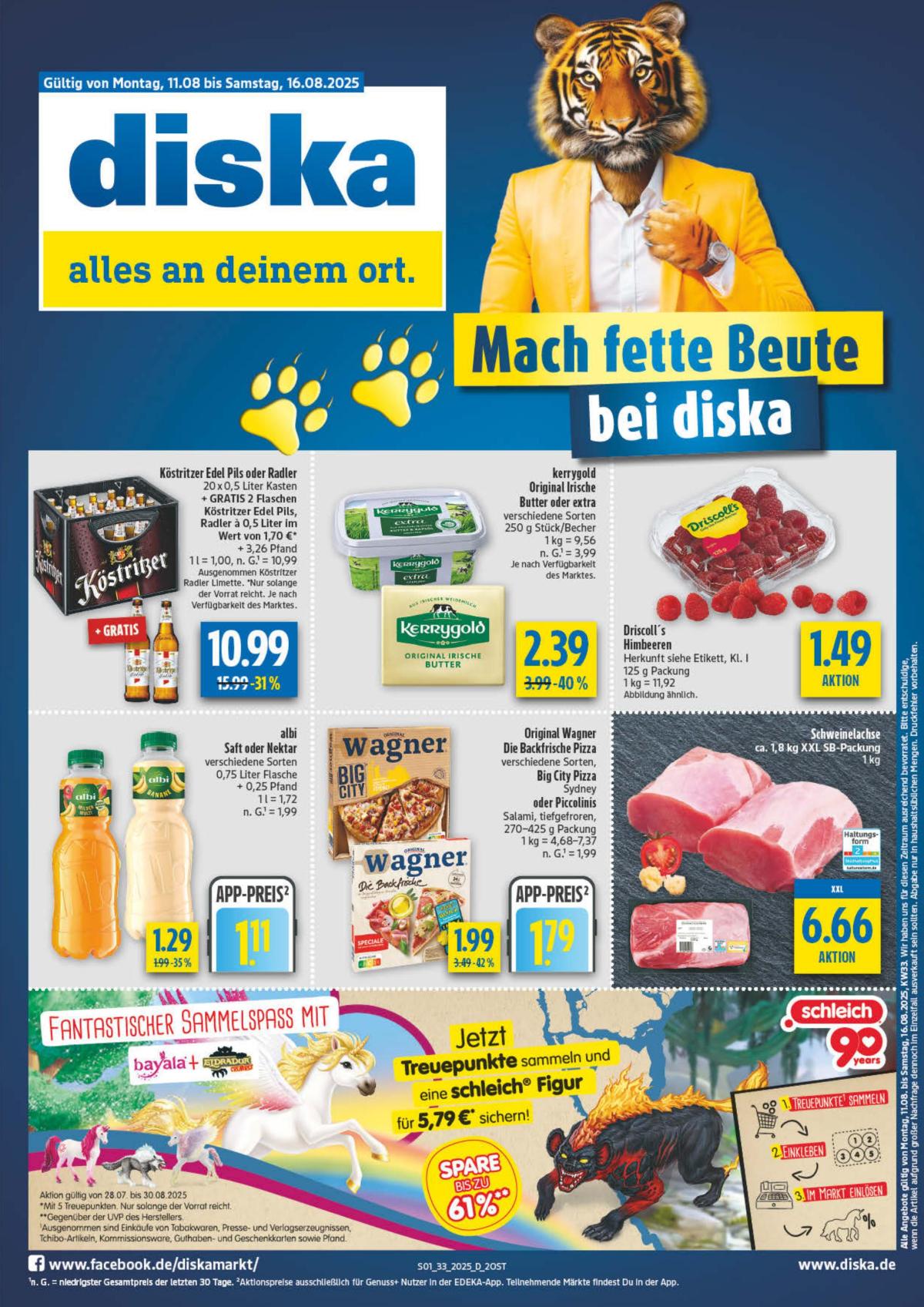 Diska - Ost-Prospekt gültig vom 11.08. bis 16.08.