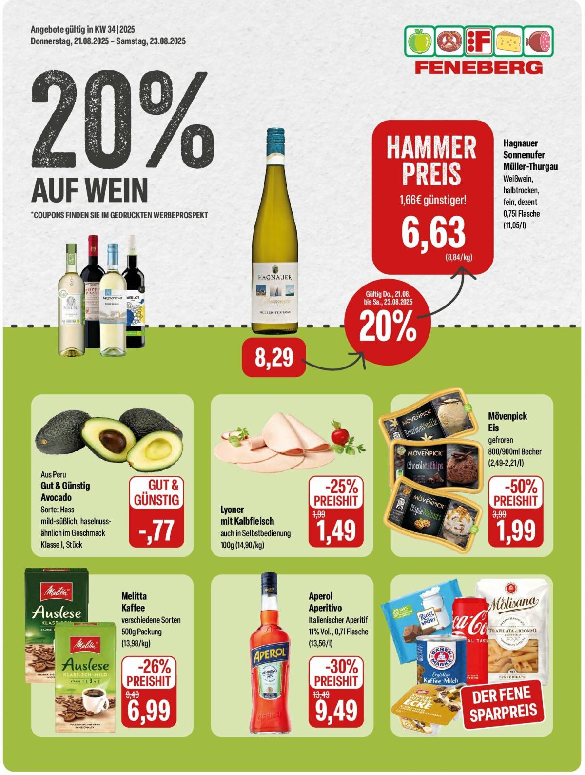 Feneberg-Prospekt gültig vom 21.08. bis 23.08.