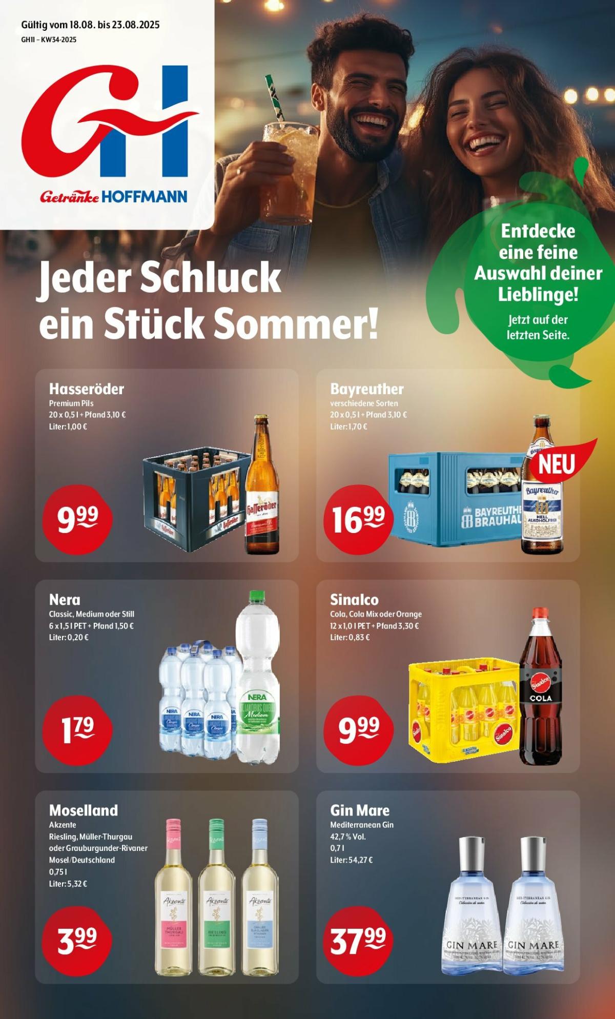 Getränke Hoffmann-Prospekt gültig vom 18.08. bis 23.08.