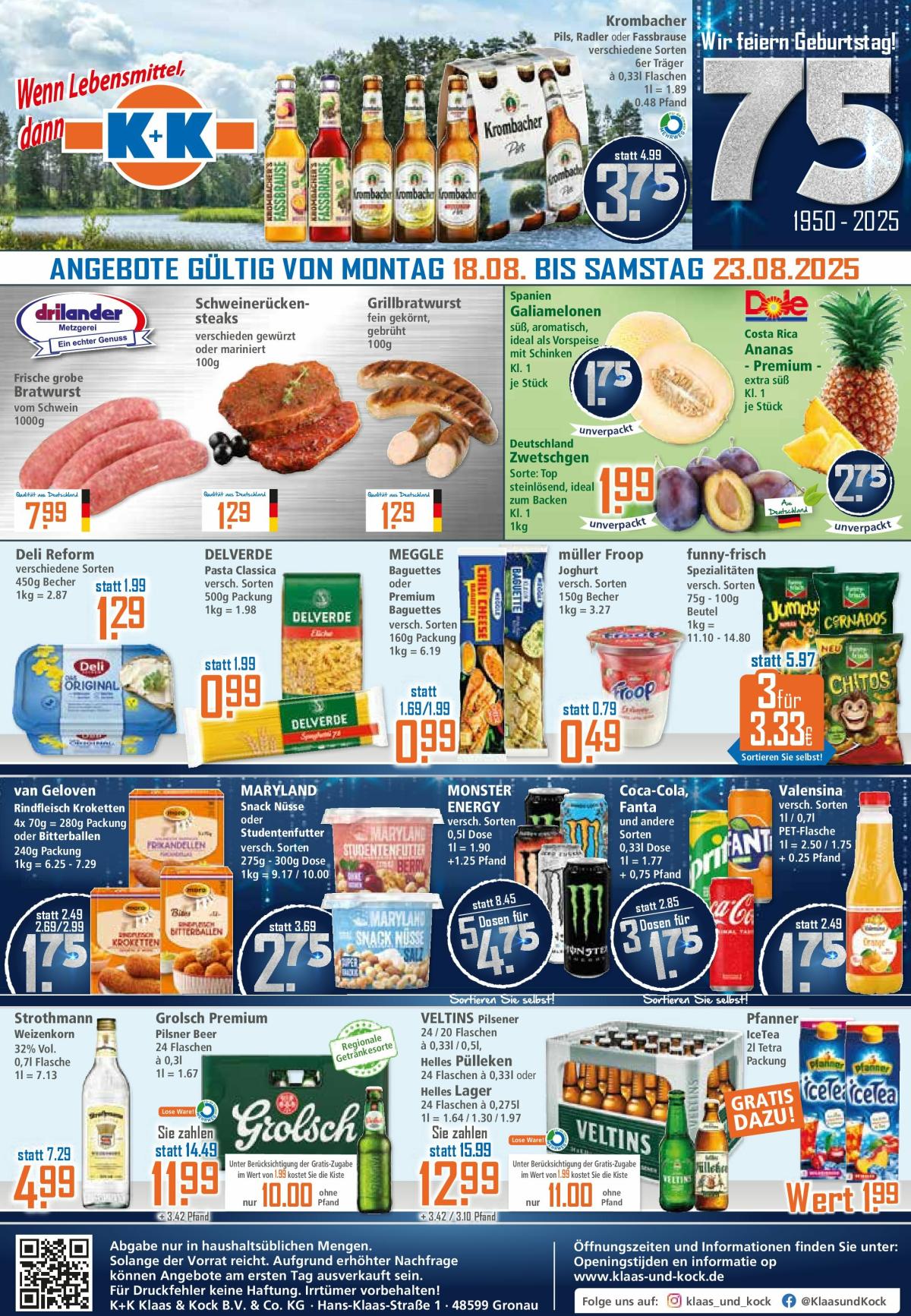 K+K-Prospekt gültig vom 18.08. bis 23.08.