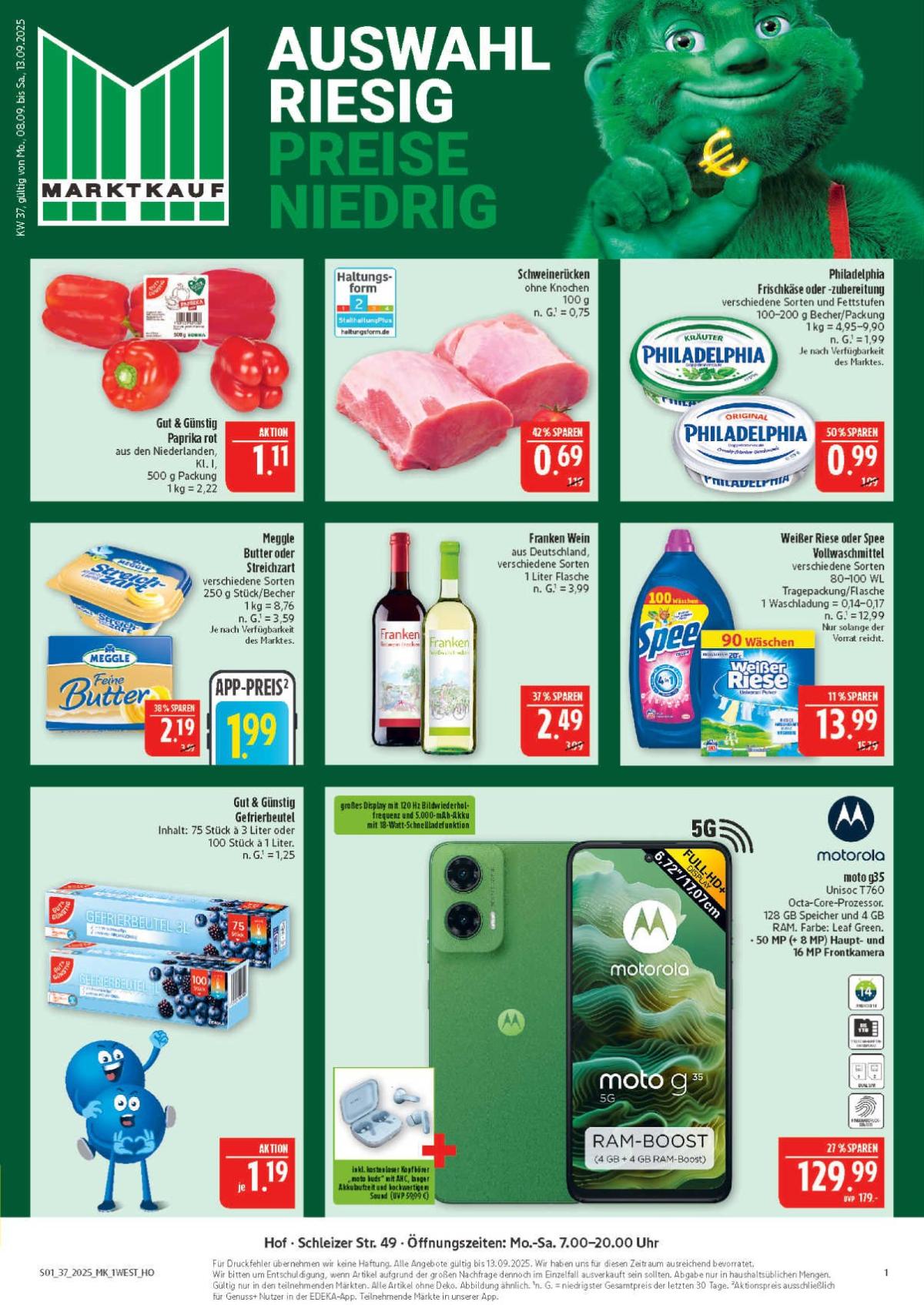 Marktkauf-Prospekt gültig vom 08.09. bis 13.09.