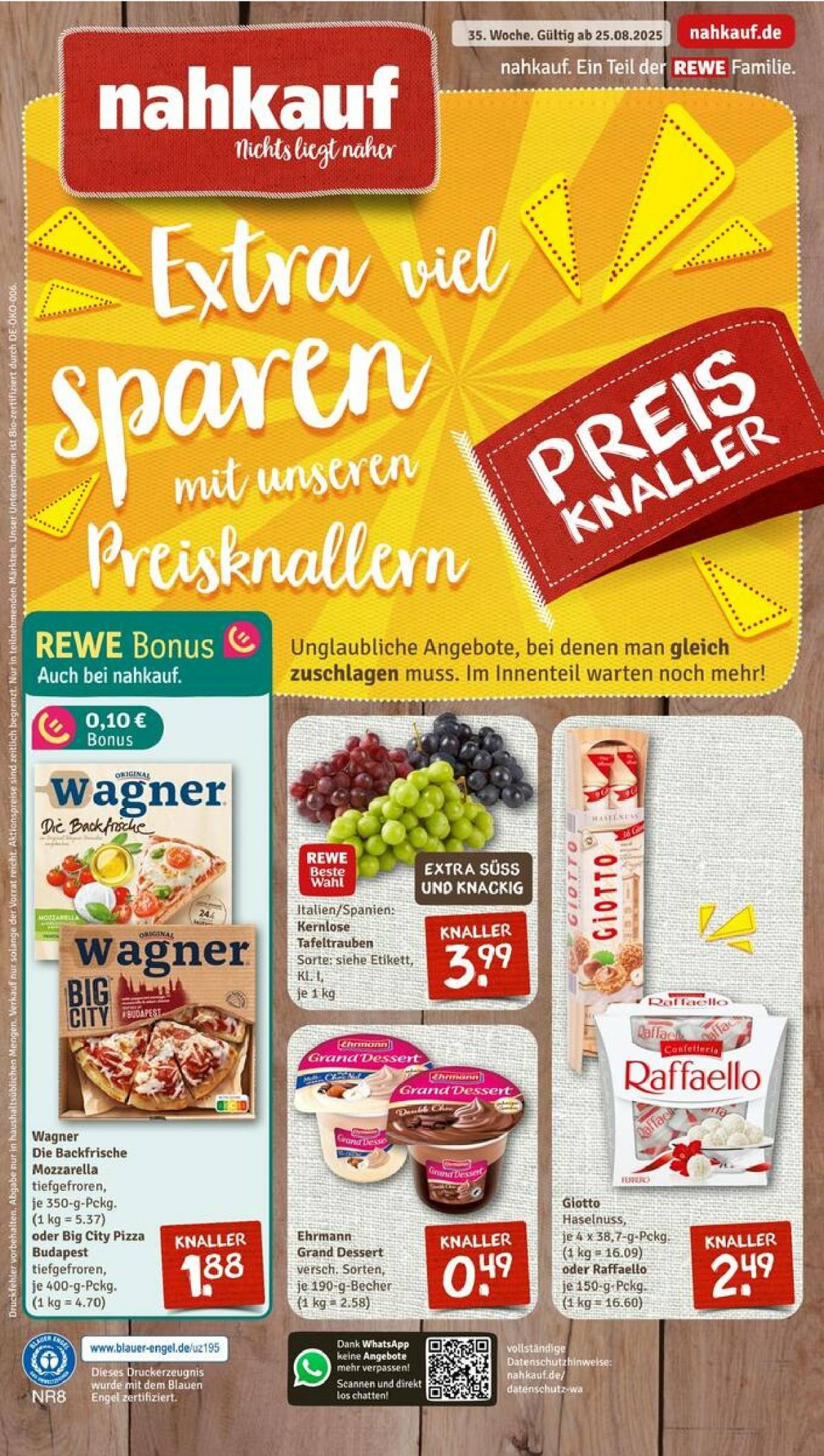 Nahkauf-Prospekt gültig vom 25.08. bis 30.08.