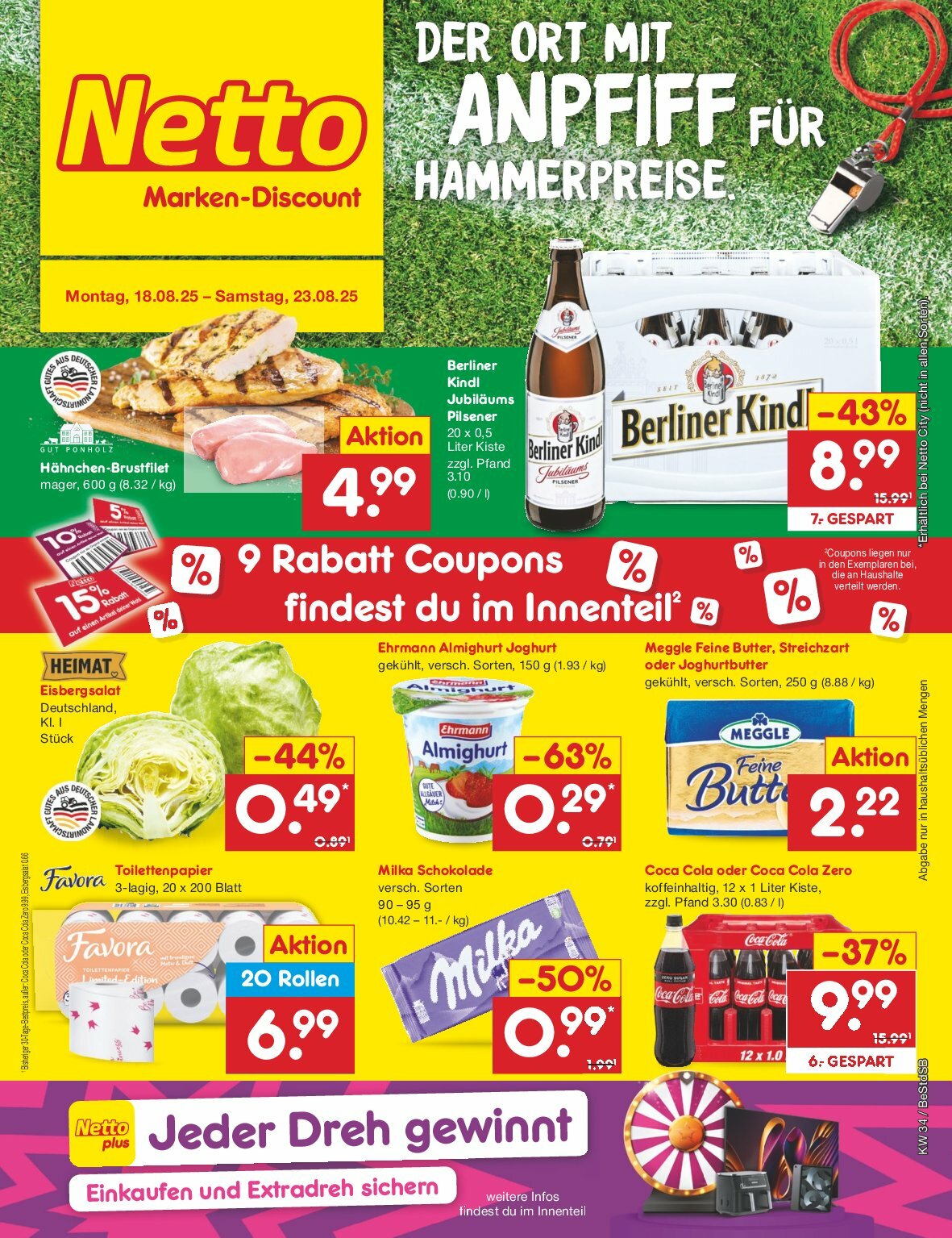 Netto Marken Discount-Prospekt gültig vom 18.08. bis 23.08.