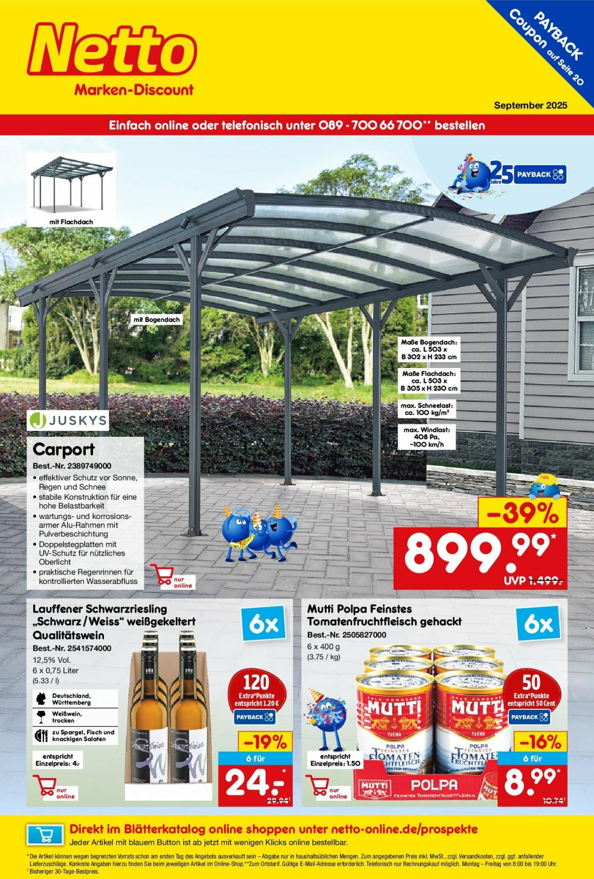 Netto Marken Discount - Exclusive Angebote-Prospekt gültig vom 01.09. bis 30.09.