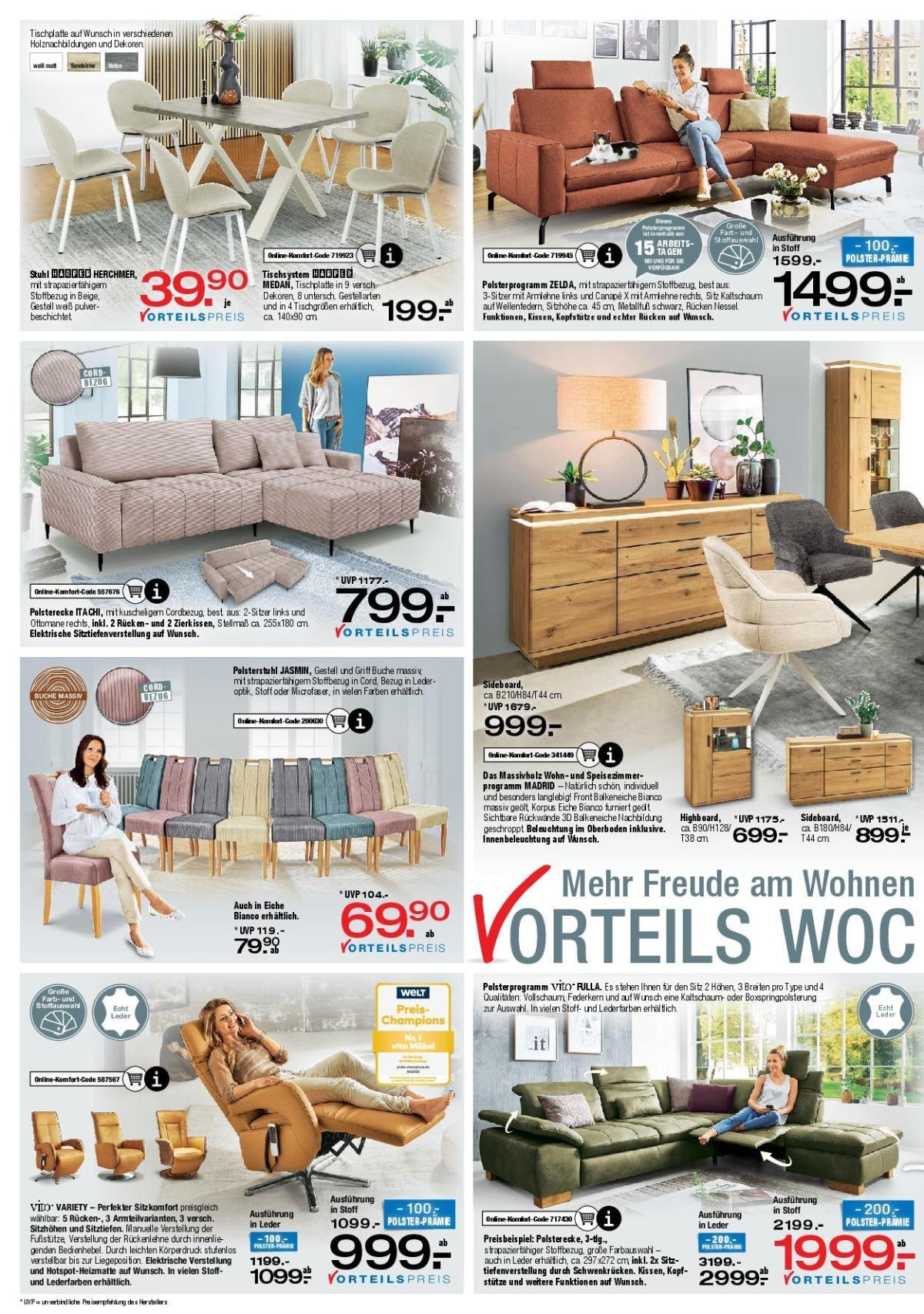 Ostermann - Neue Möbel wirken Wunder.-Prospekt gültig vom 29.08. bis 11.09.