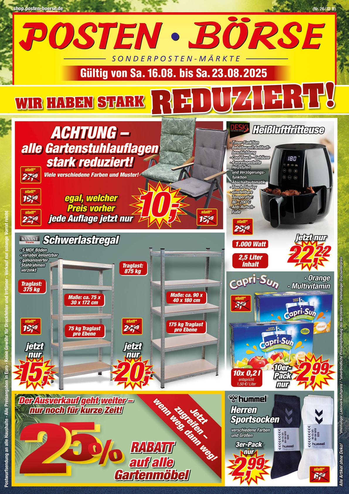 POSTEN-BÖRSE-Prospekt gültig vom 16.08. bis 23.08.