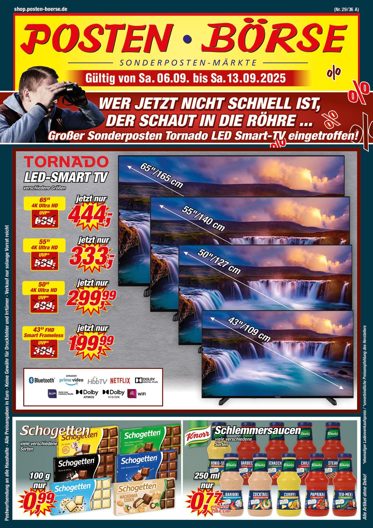 POSTEN-BÖRSE-Prospekt gültig vom 06.09. bis 13.09.
