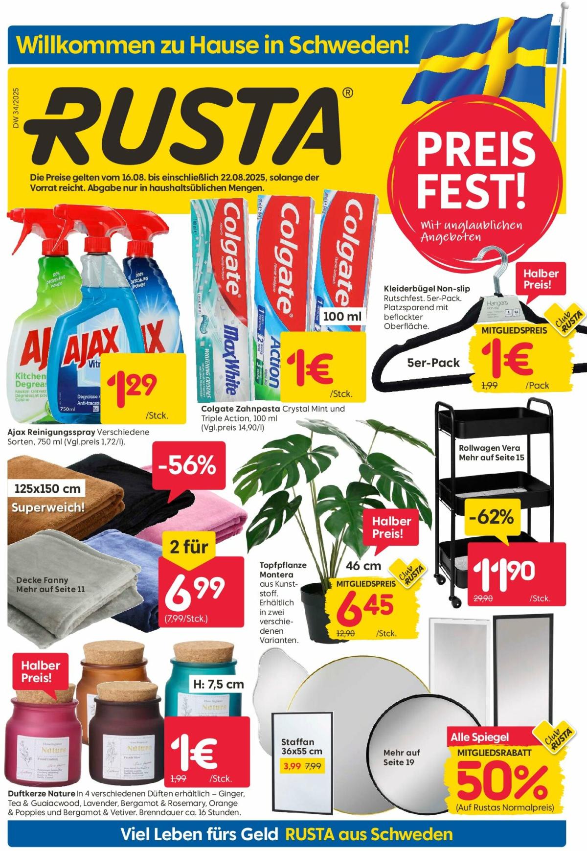 Rusta-Prospekt gültig vom 16.08. bis 22.08.
