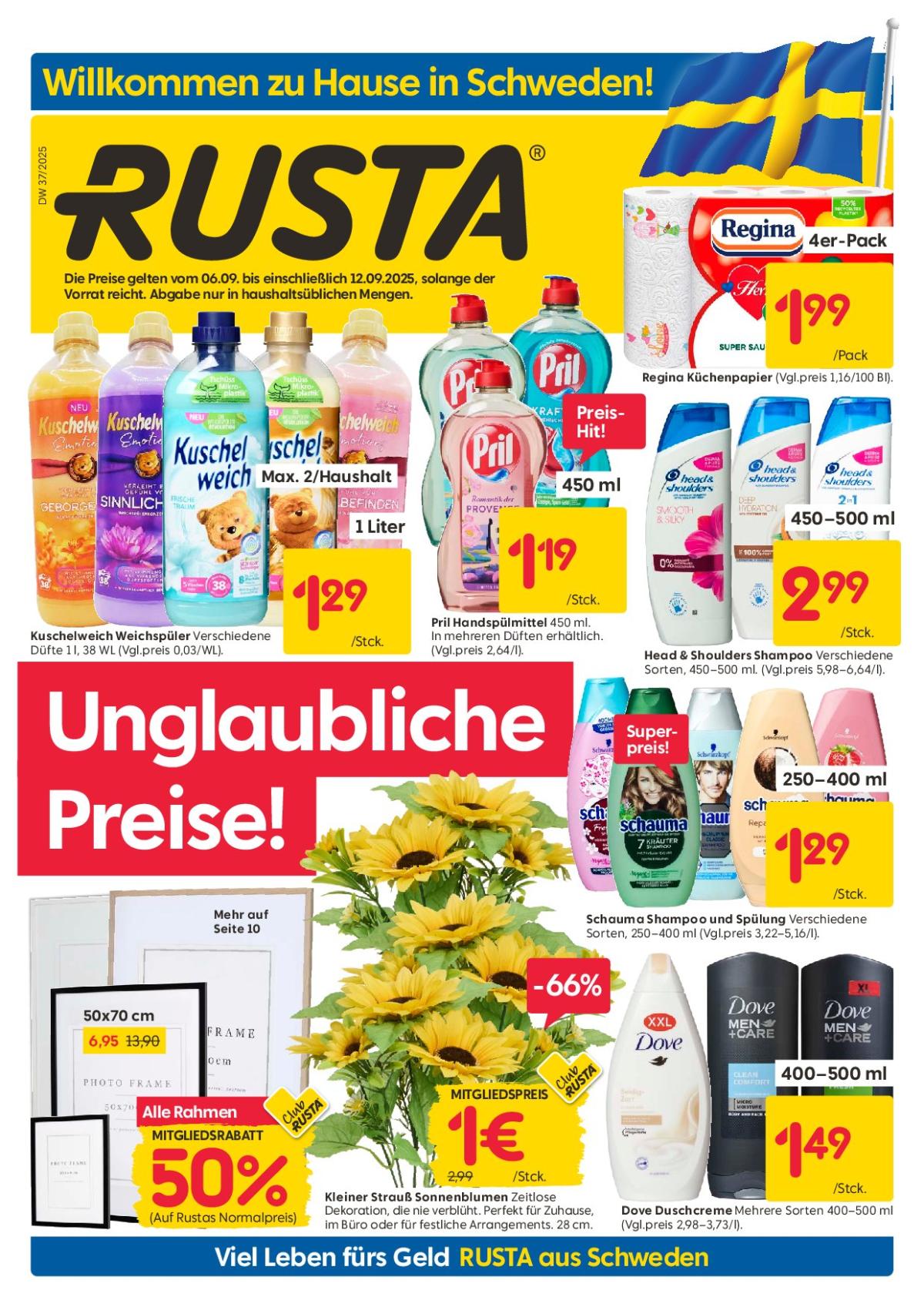 Rusta-Prospekt gültig vom 06.09. bis 12.09.