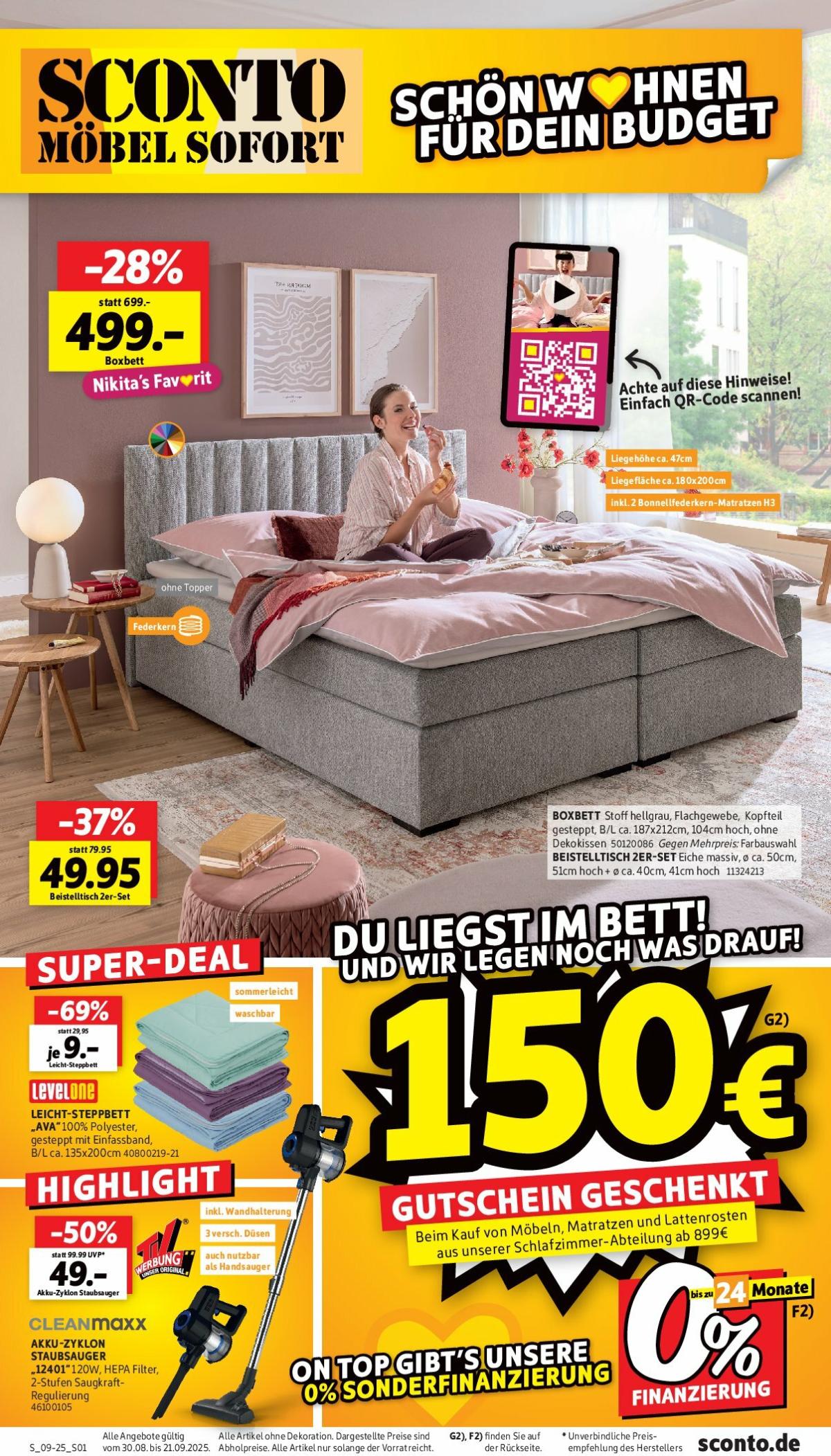 Sconto-Prospekt gültig vom 30.08. bis 21.09.