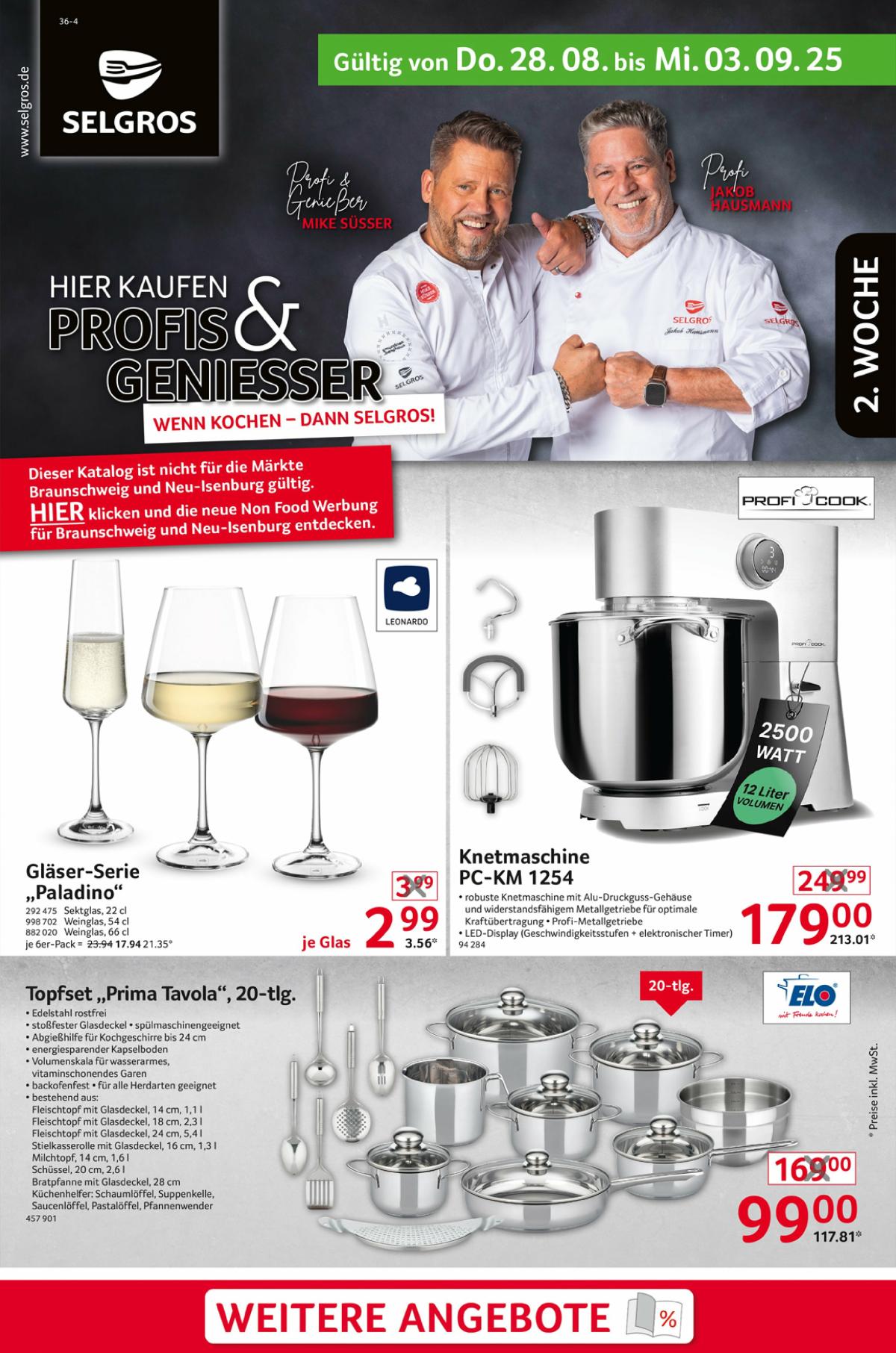 Selgros - Non Food-Prospekt gültig vom 28.08. bis 03.09.