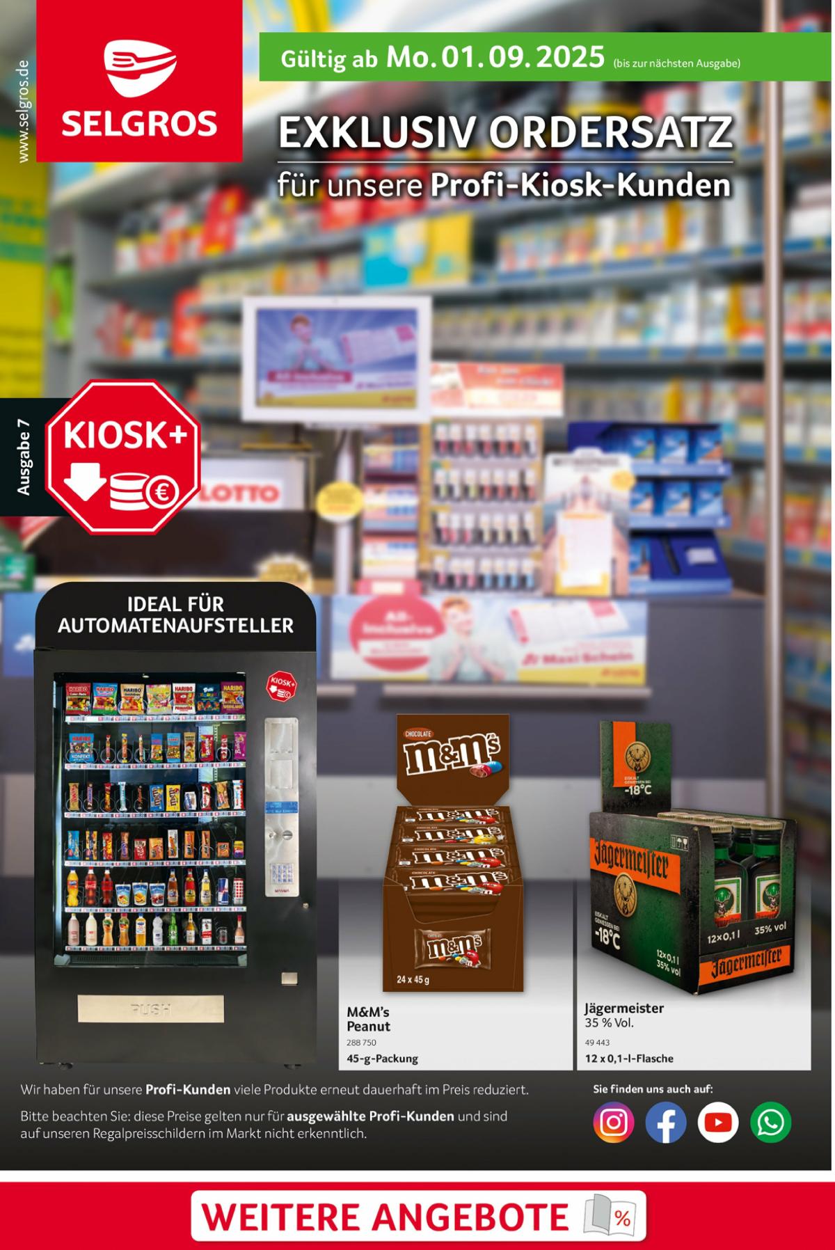 Selgros - Ordersatz-Prospekt gültig vom 01.09. bis 30.09.
