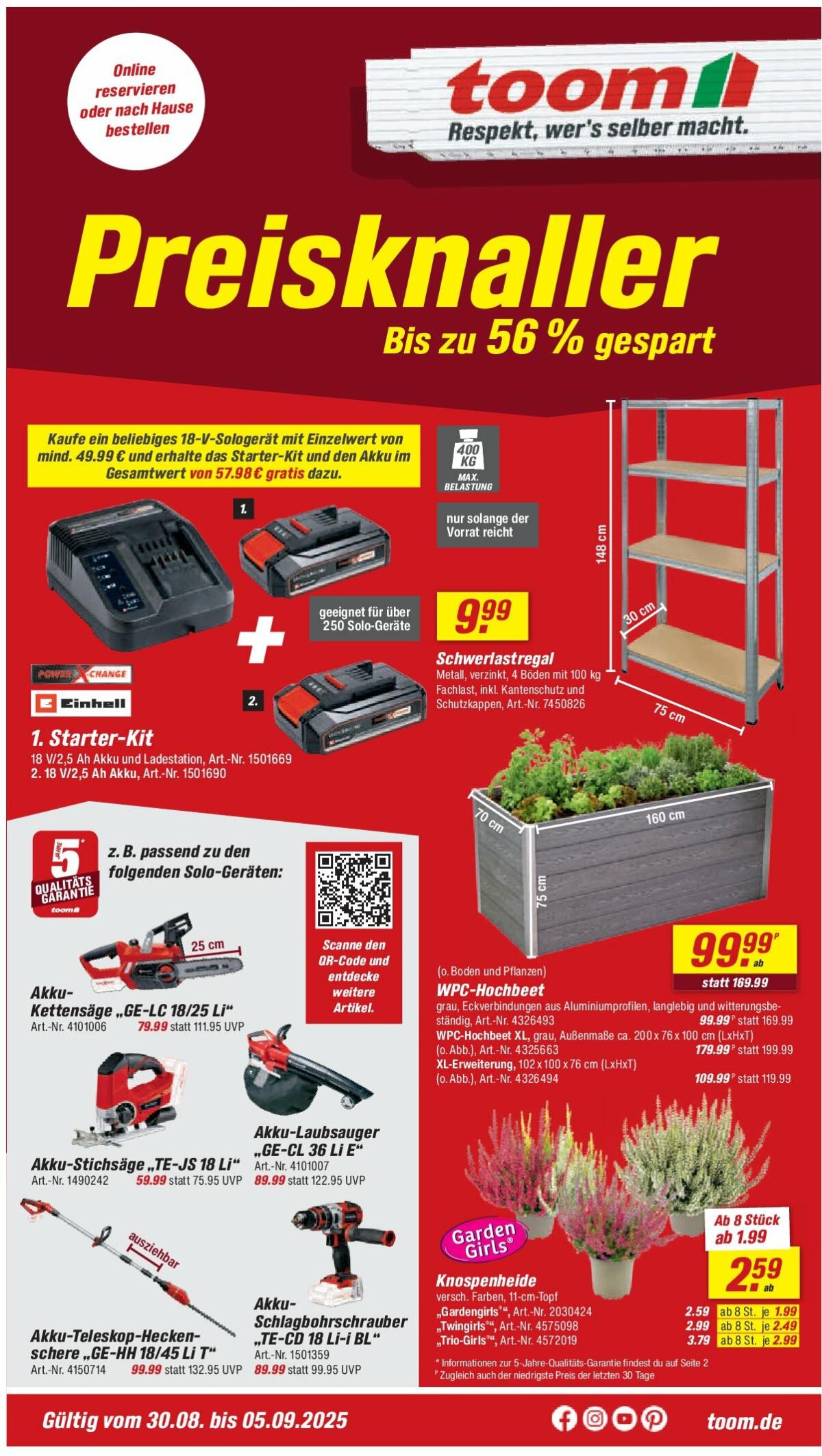 Toom-Prospekt gültig vom 30.08. bis 05.09.