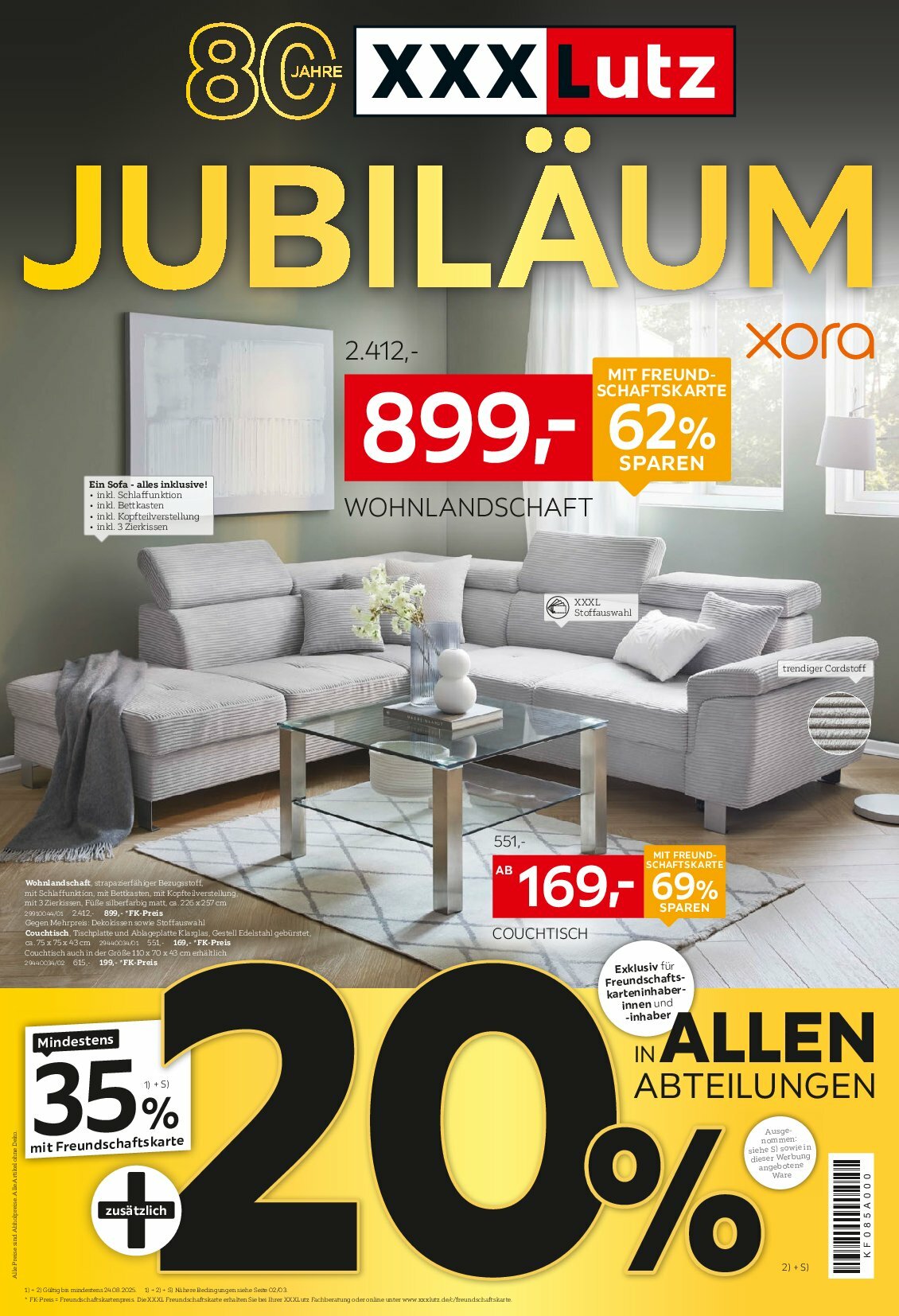 XXXlutz - 80 Jahre Jubiläum-Prospekt gültig vom 11.08. bis 24.08.