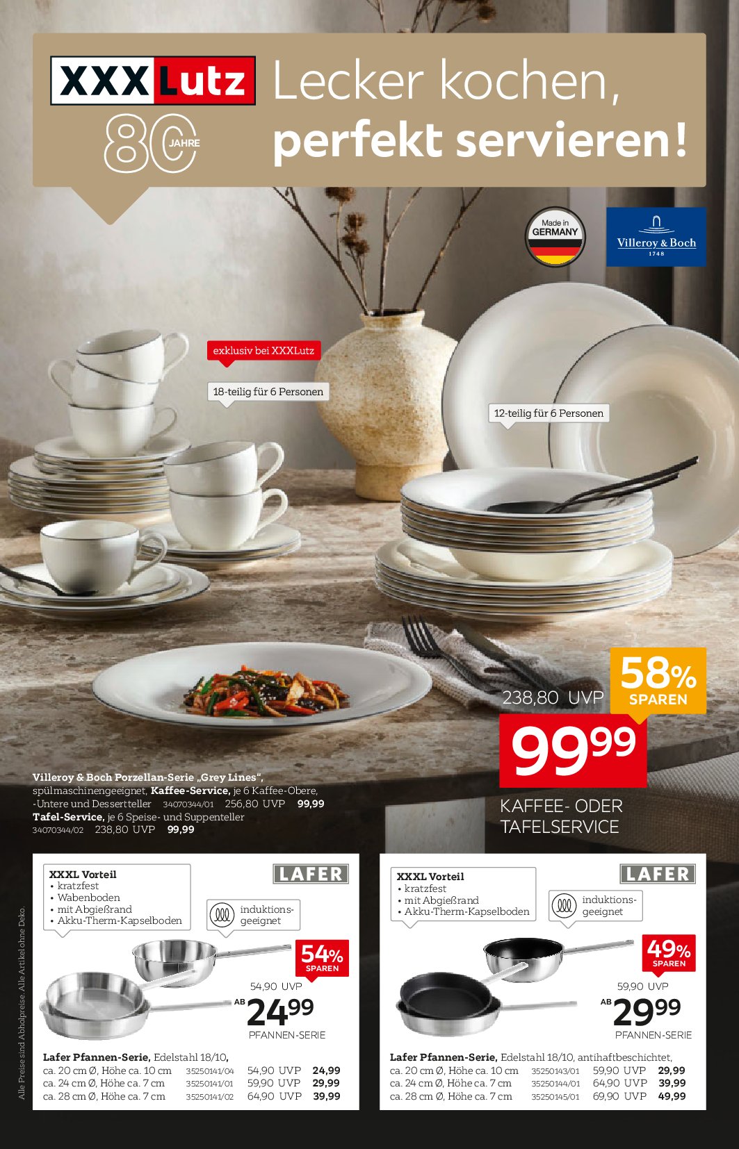 XXXlutz - Lecker kochen-Prospekt gültig vom 01.09. bis 07.09.
