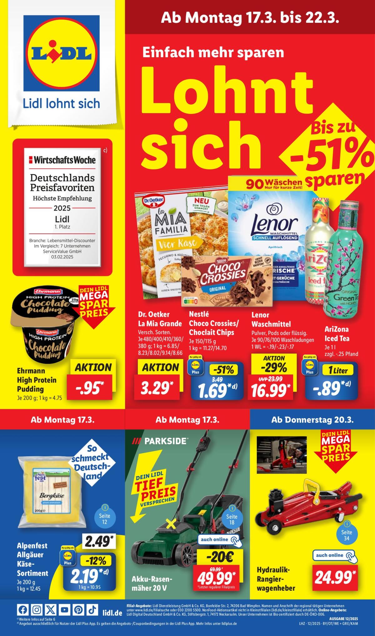 Lidl-Prospekt gültig von 17.03. bis 22.03.