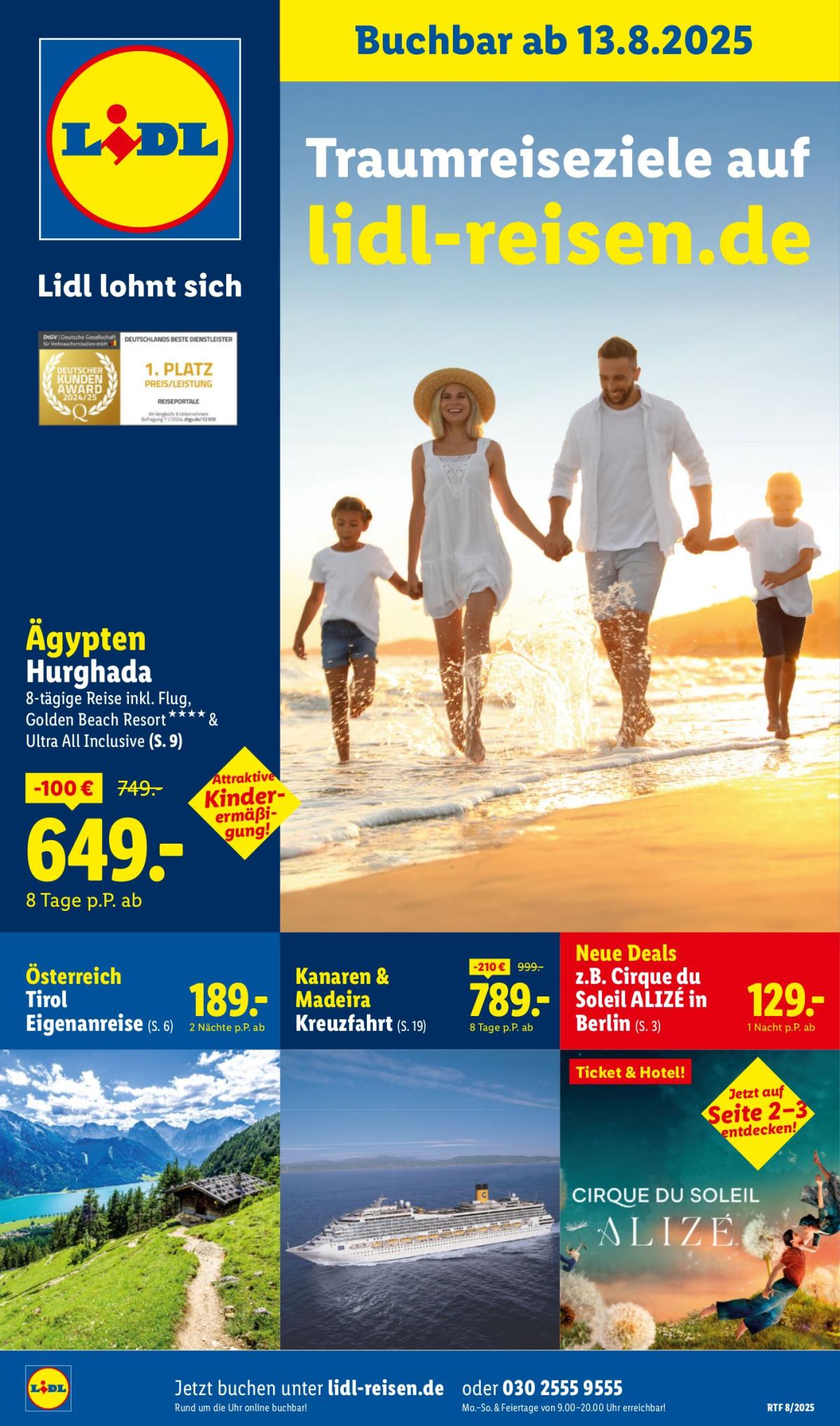 Lidl-reisen.de-Prospekt gültig vom 13.08. bis 15.09.